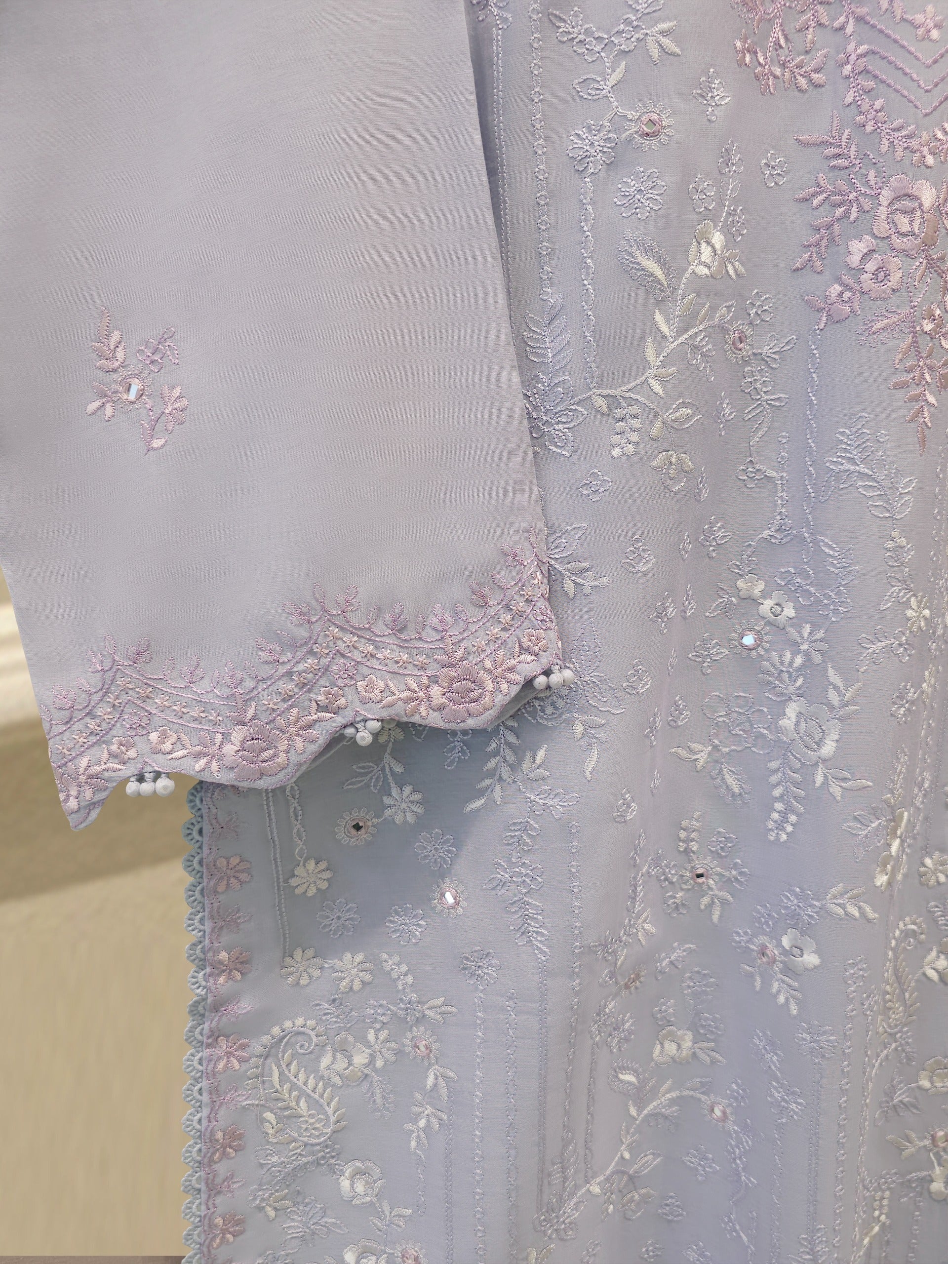 Embroidered Kora Cotton Shirt S114887