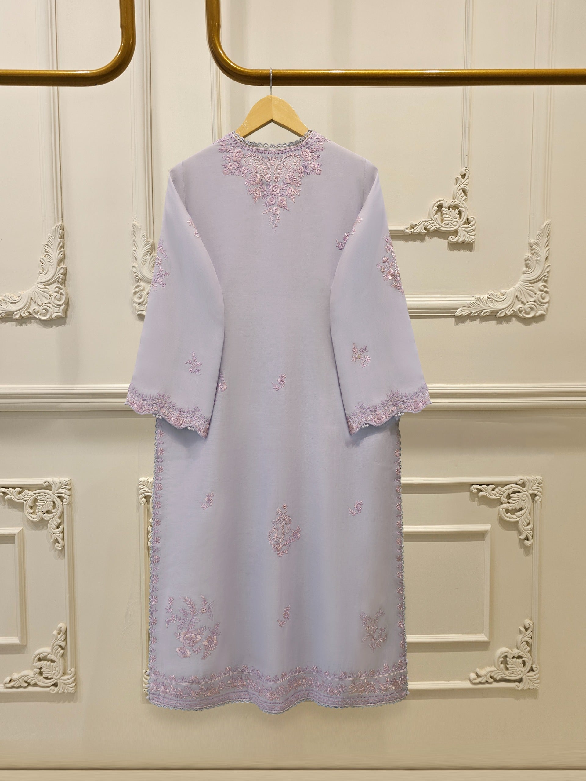 Embroidered Kora Cotton Shirt S114887