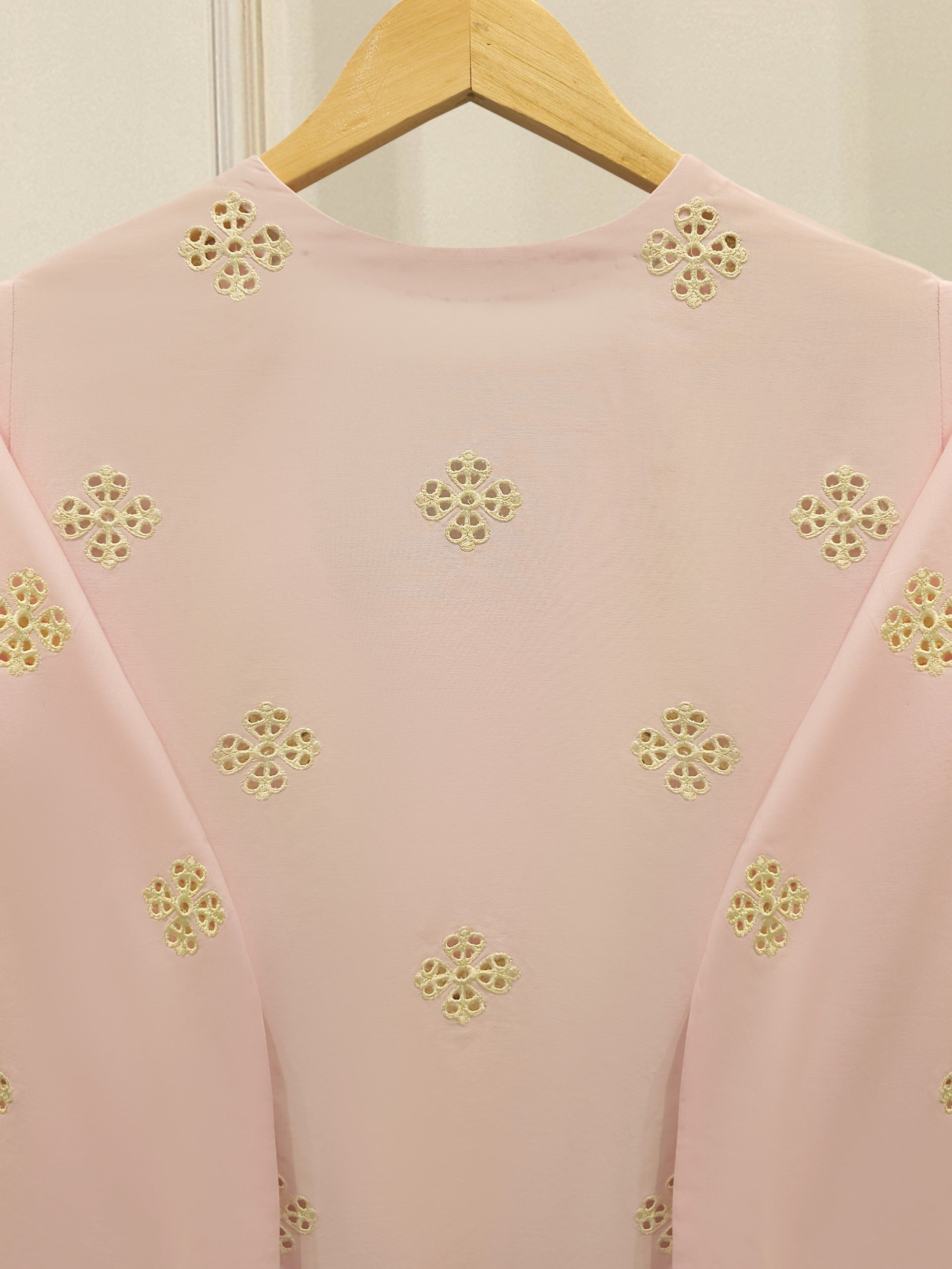 3 Piece - Embroidered Cambric Suit S114884