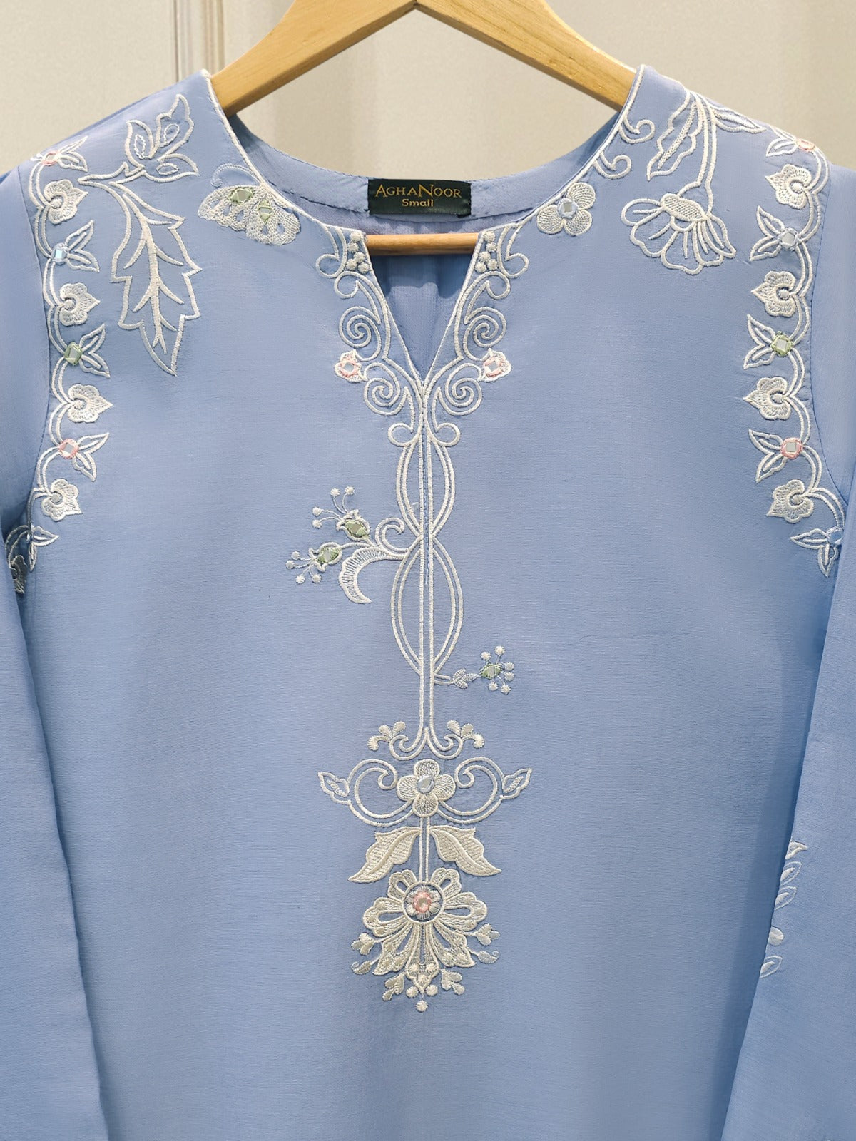 Embroidered Kora Cotton Shirt S114926