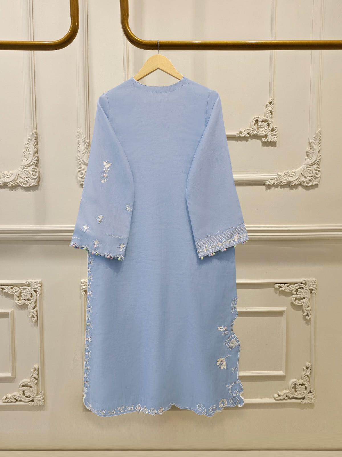 Embroidered Kora Cotton Shirt S114926