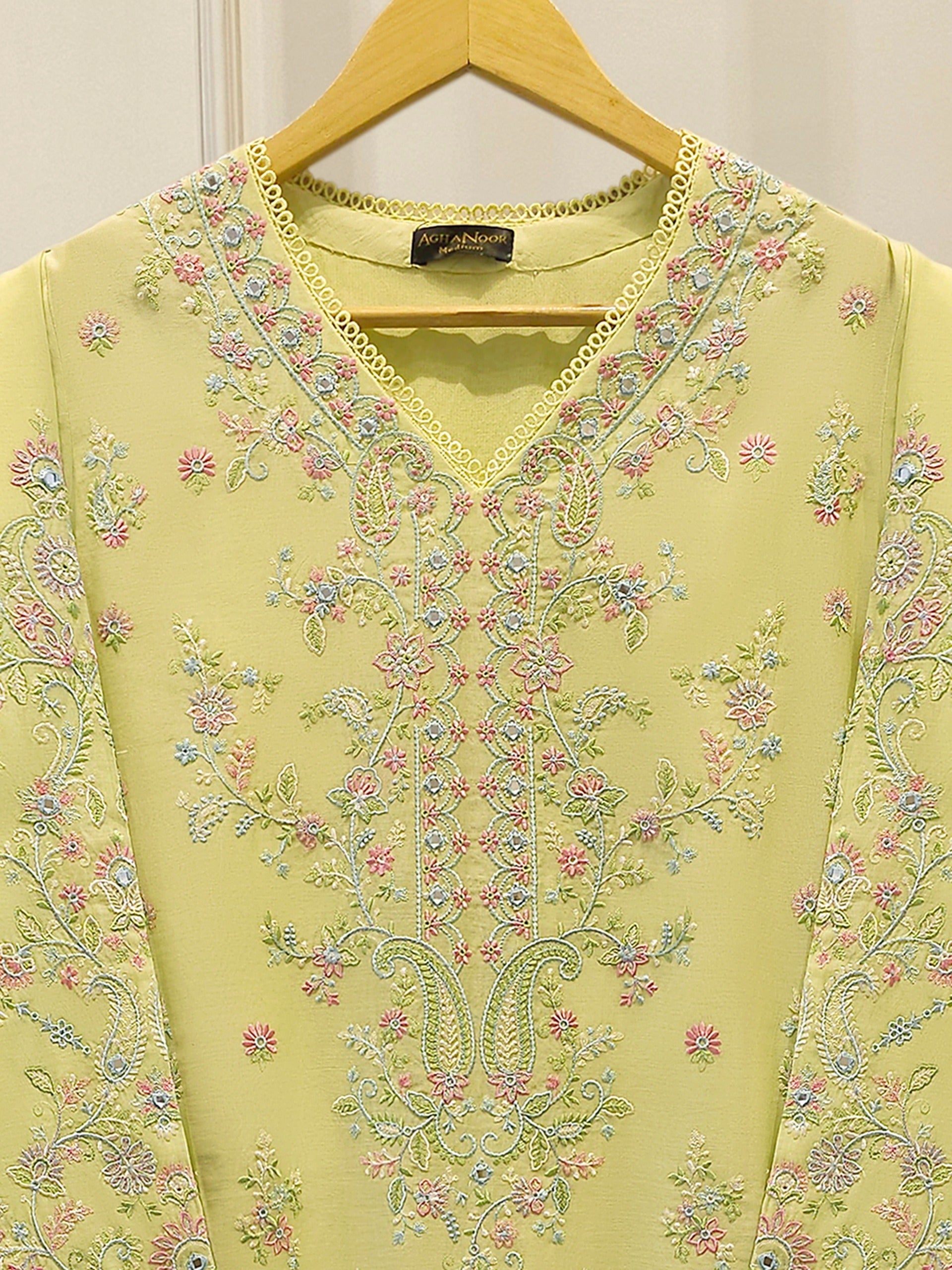 Embroidered Kora Cotton Shirt S114497