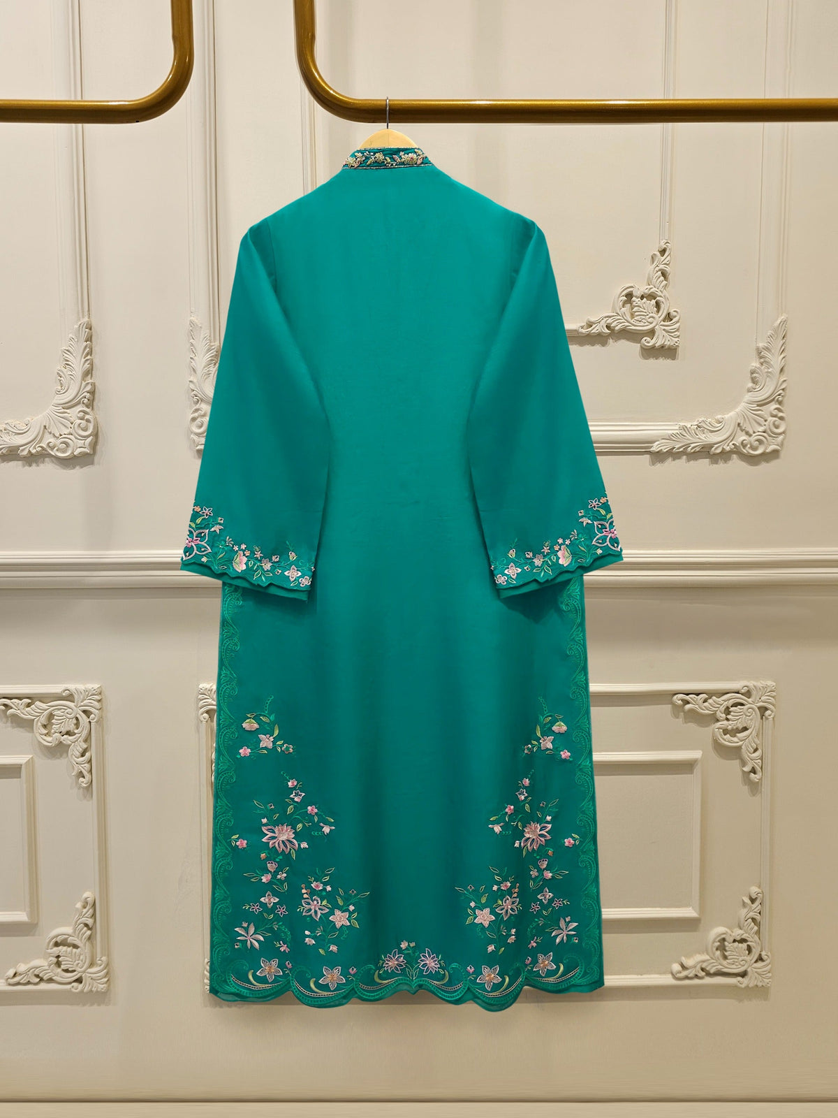 2 Piece - Pure Khaddi Silk Embroidered Suit S115064