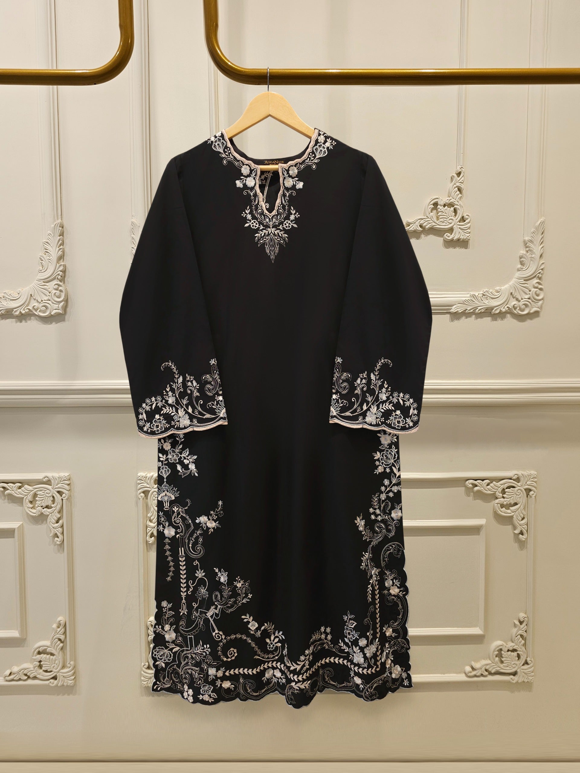 2 Piece - Embroidered Cambric Suit S115066