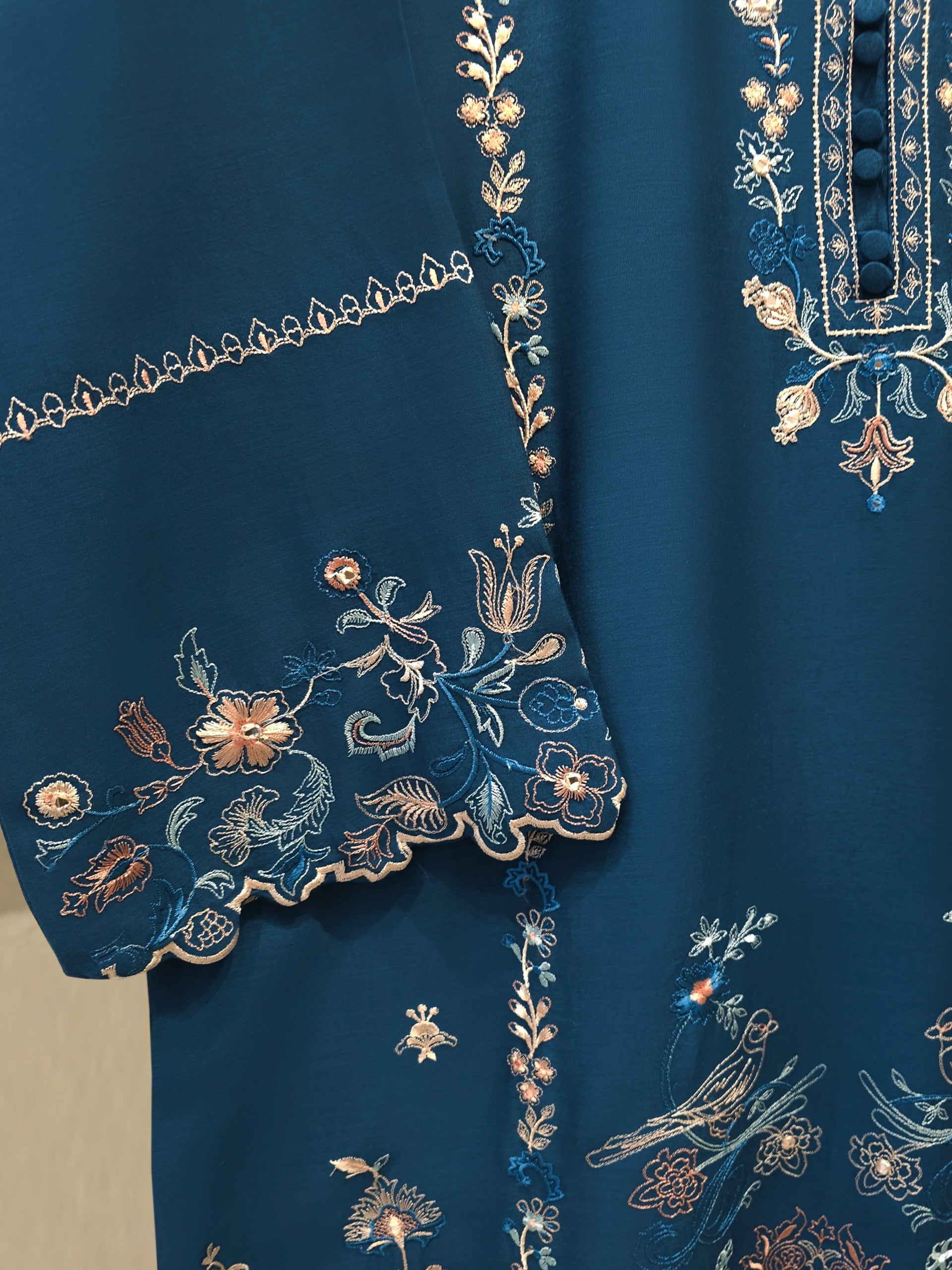 Embroidered Kora Cotton Shirt S113275