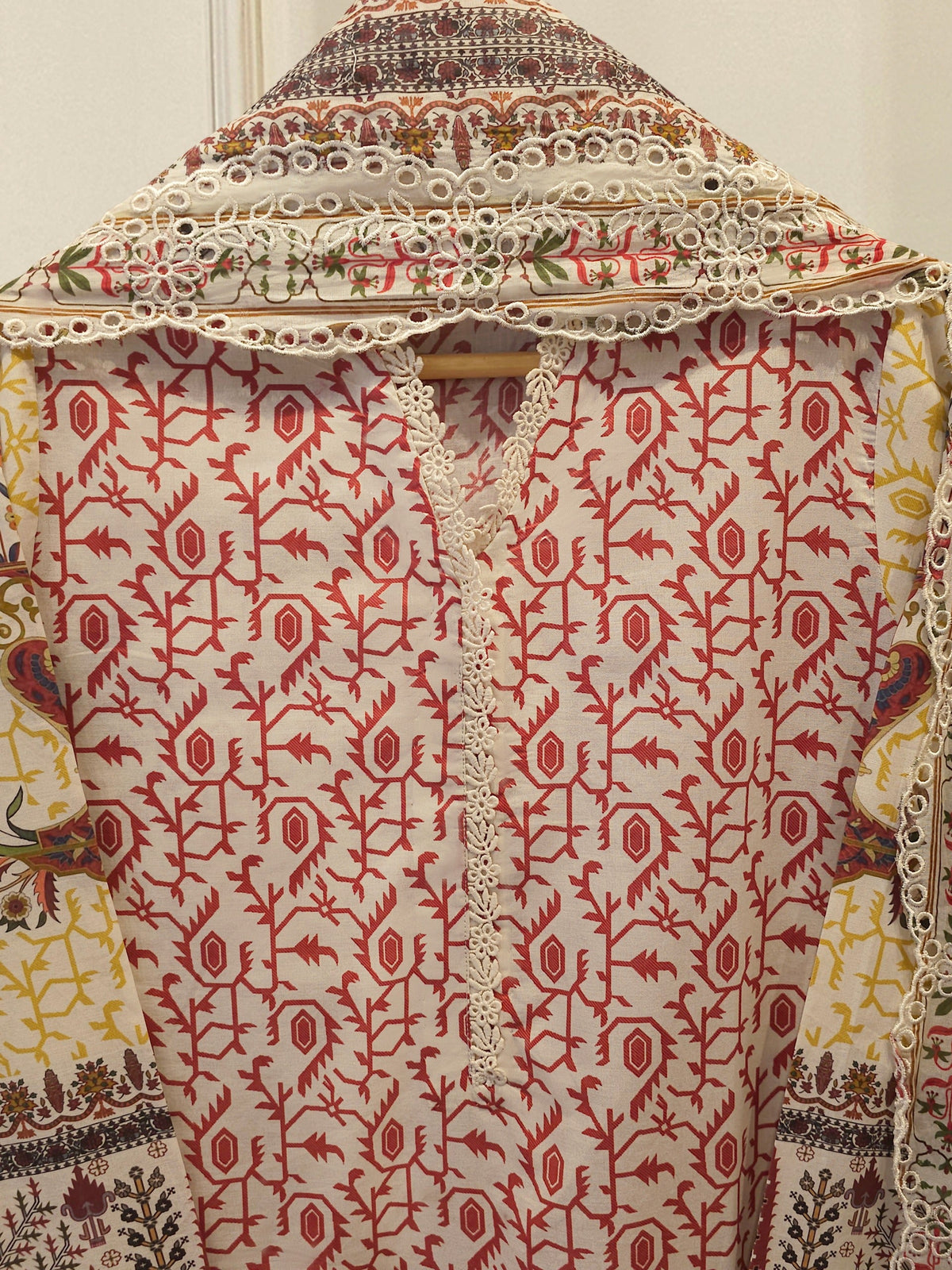 2 Piece -Digital Printed Cambric Suit S115121