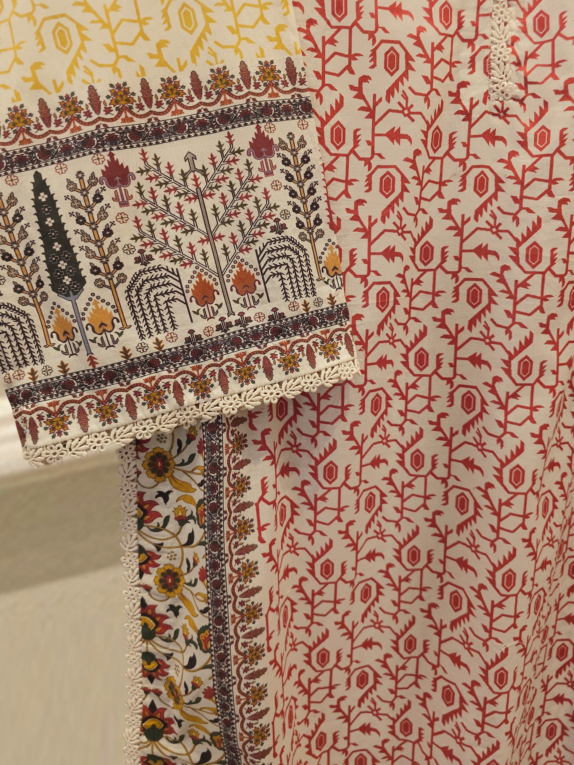 2 Piece -Digital Printed Cambric Suit S115121