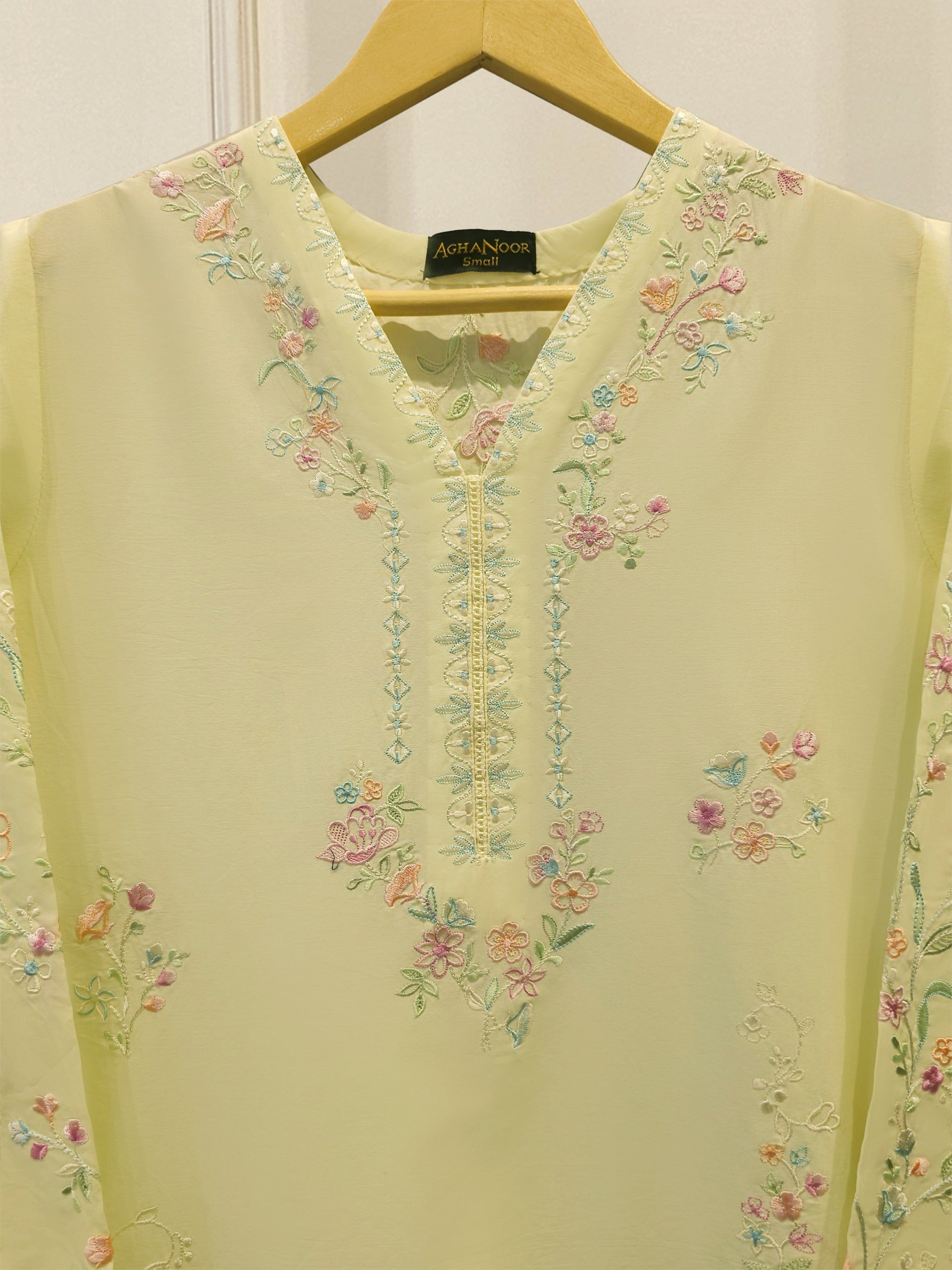 2 Piece - Embroidered Cambric Suit S115145