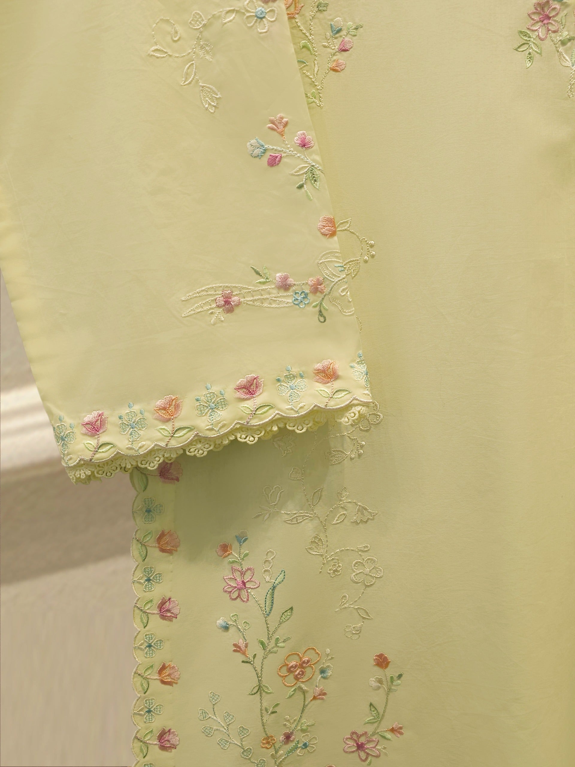2 Piece - Embroidered Cambric Suit S115145