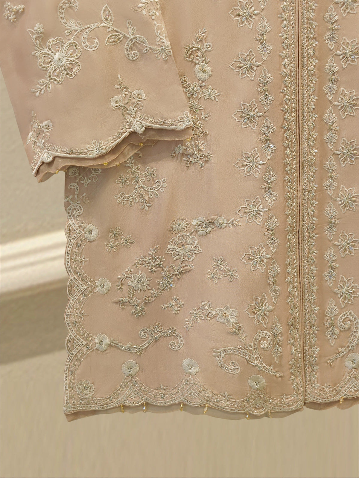 2 Piece- Pure Sheesha Silk Embroidered Suit S115154
