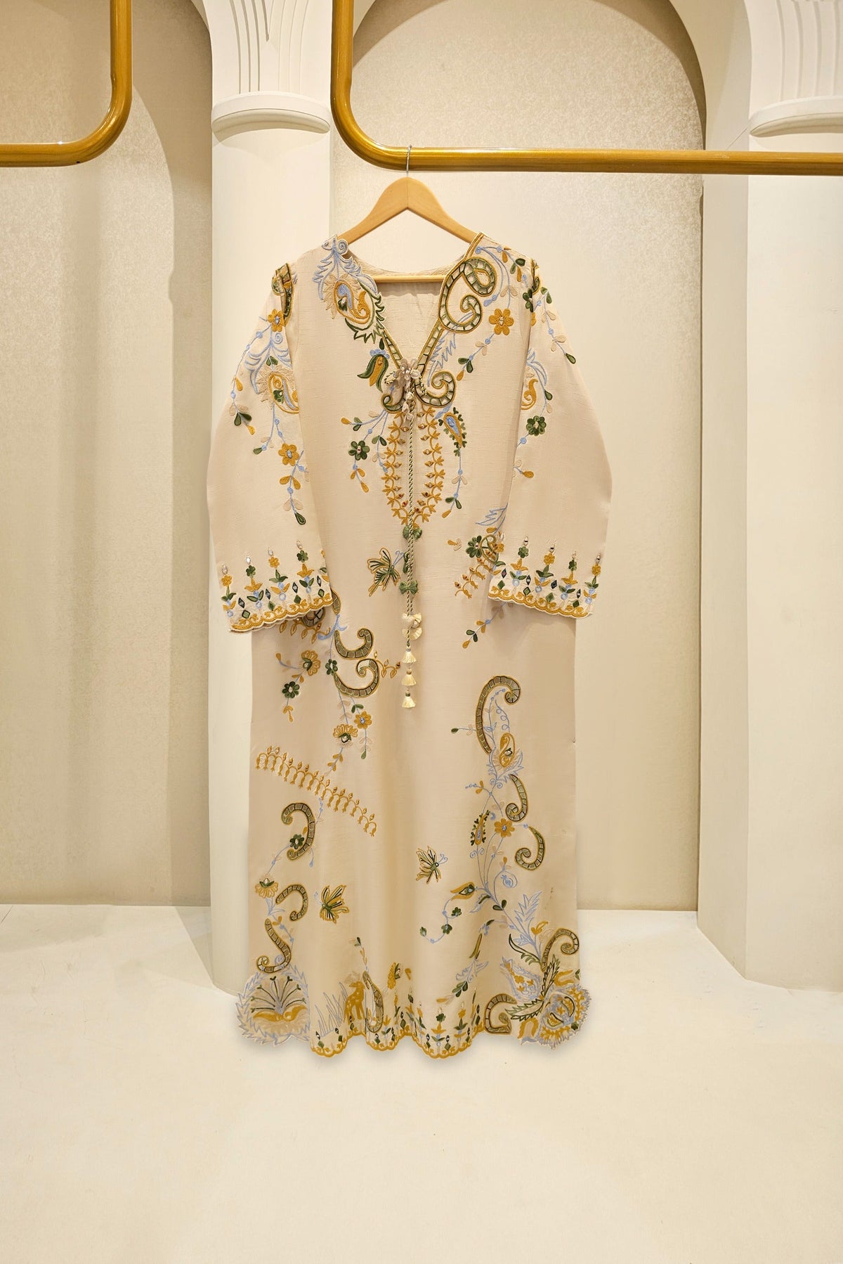 Butter Yellow Kaftan