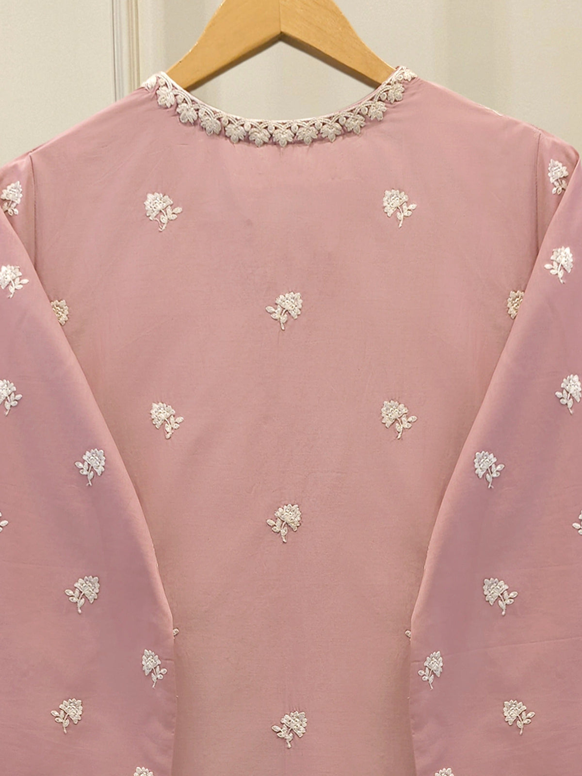 Embroidered Cambric Shirt- S114882