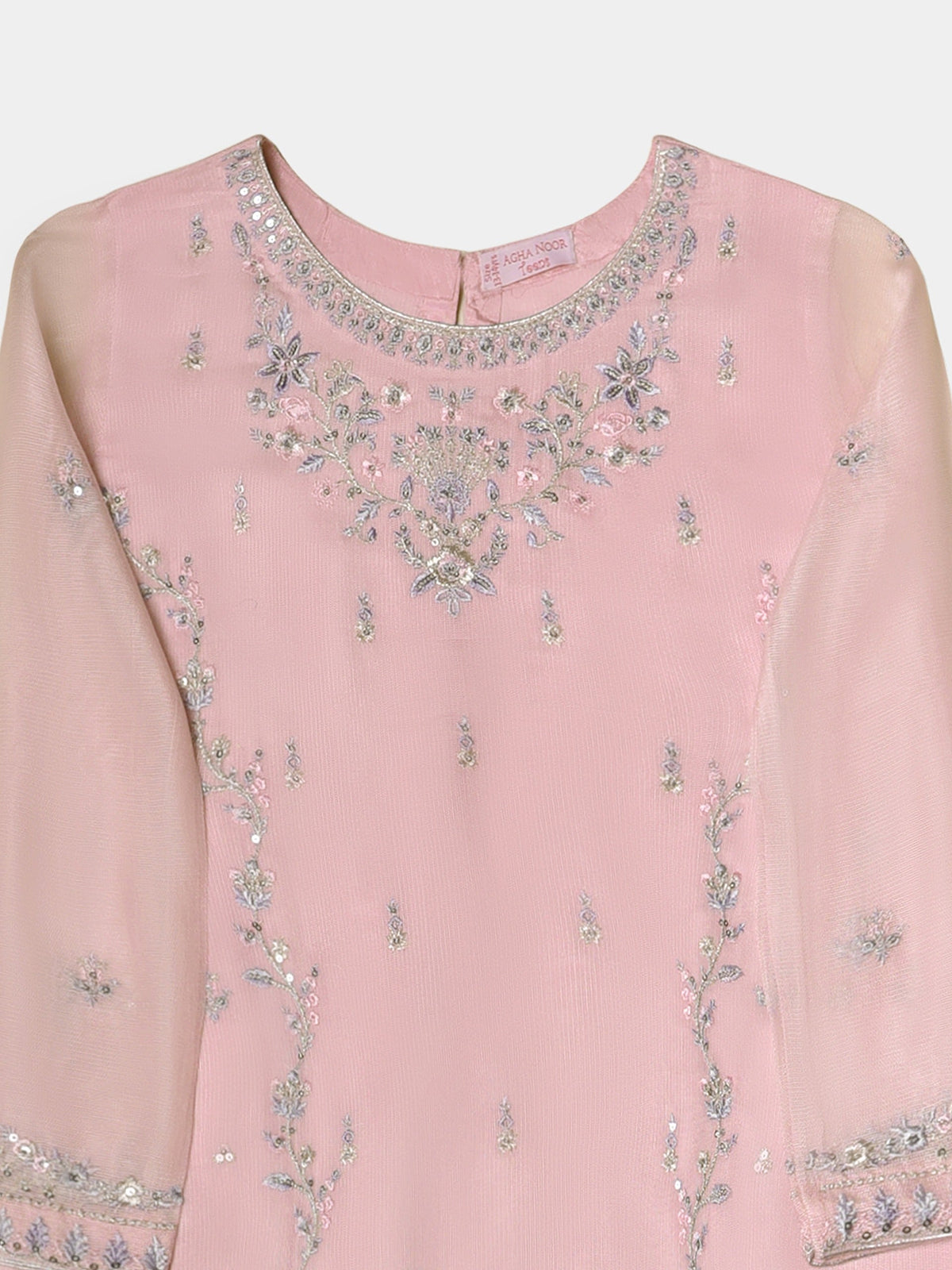 Embroidered Cotton Net Shirt KD-022