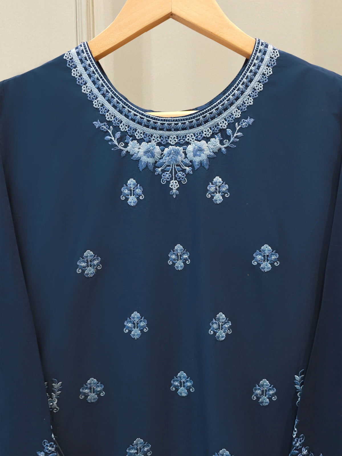 Embroidered Cambric Shirt- S115590