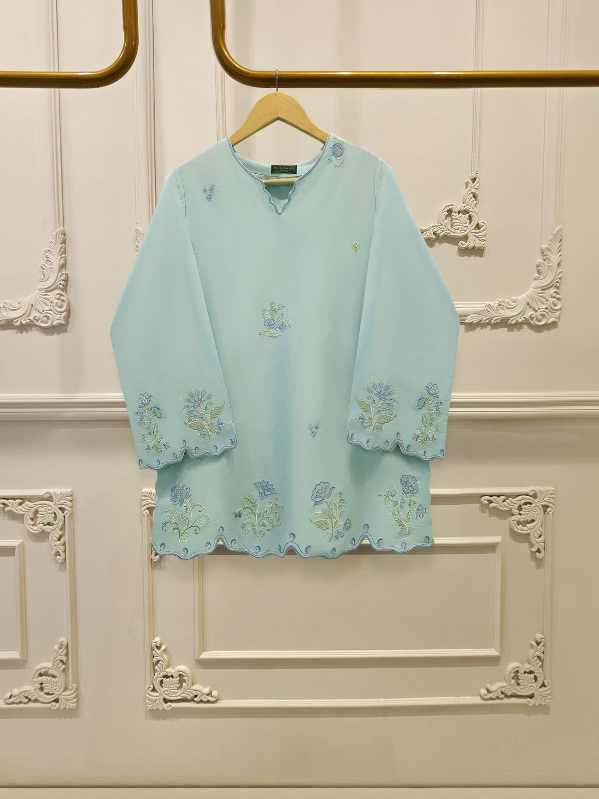 2 Piece - Embroidered Cambric Suit S115529