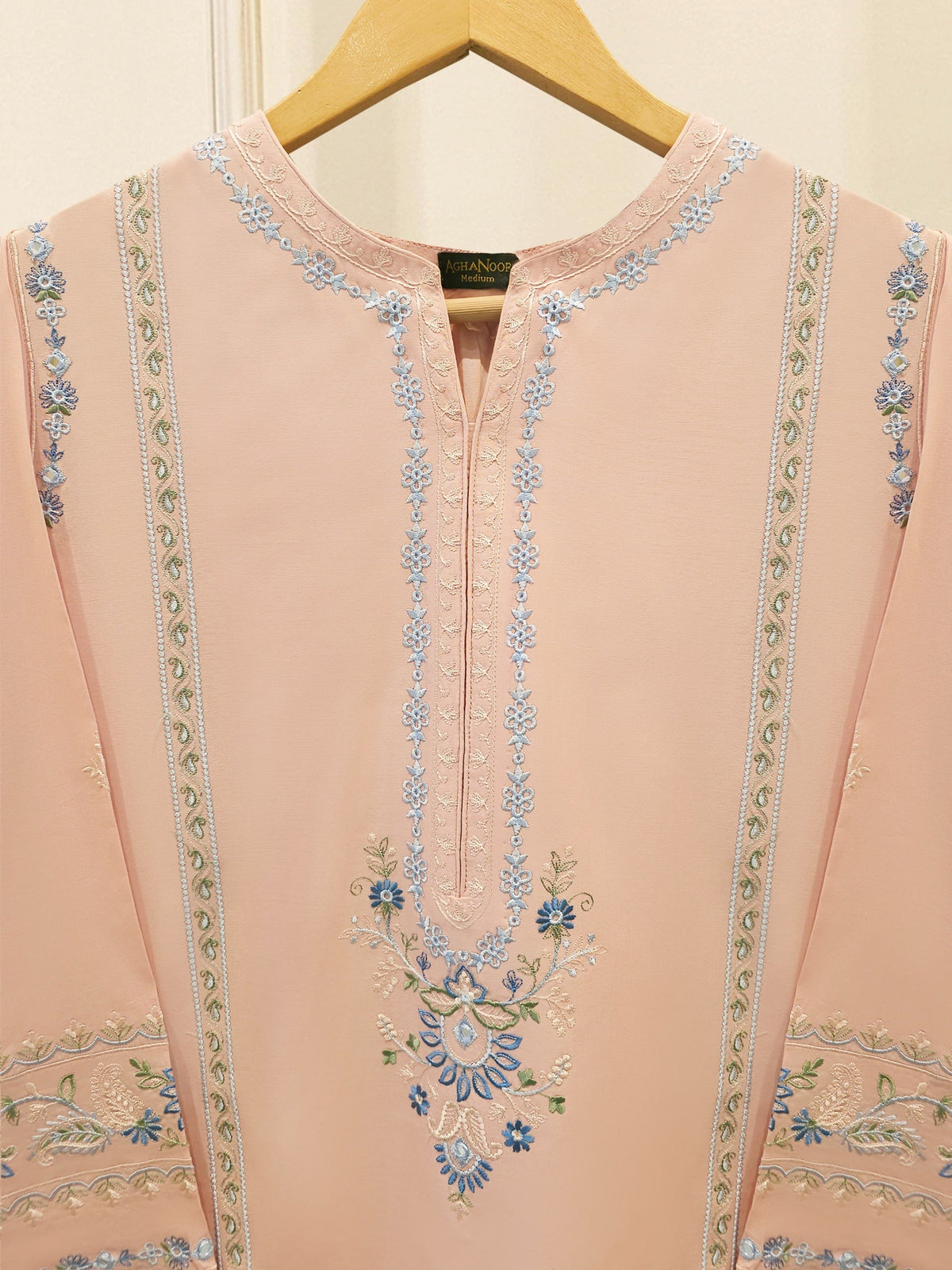2 Piece - Embroidered Cambric Suit S115678