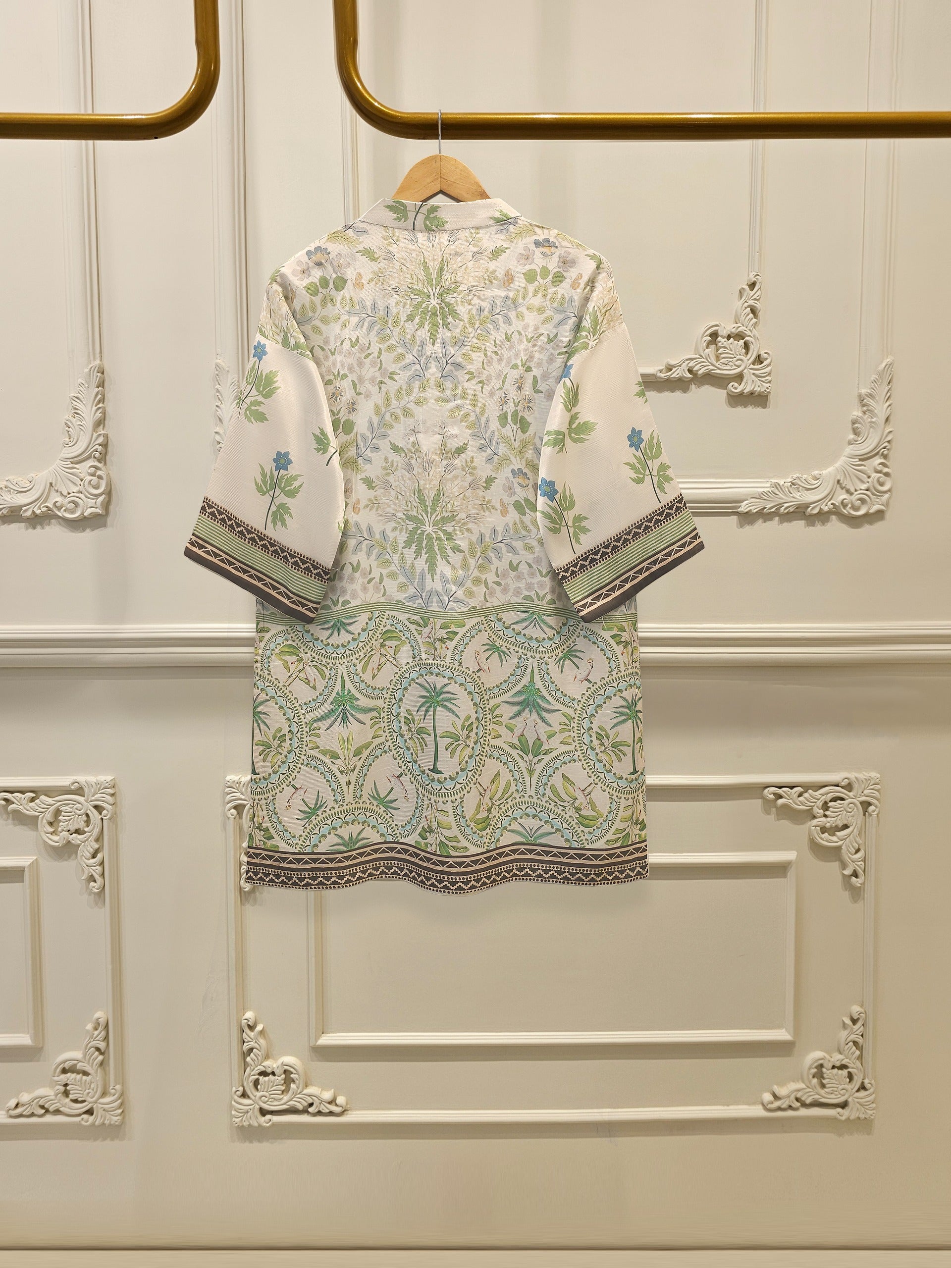 Digital Printed Silk Shirt S112842