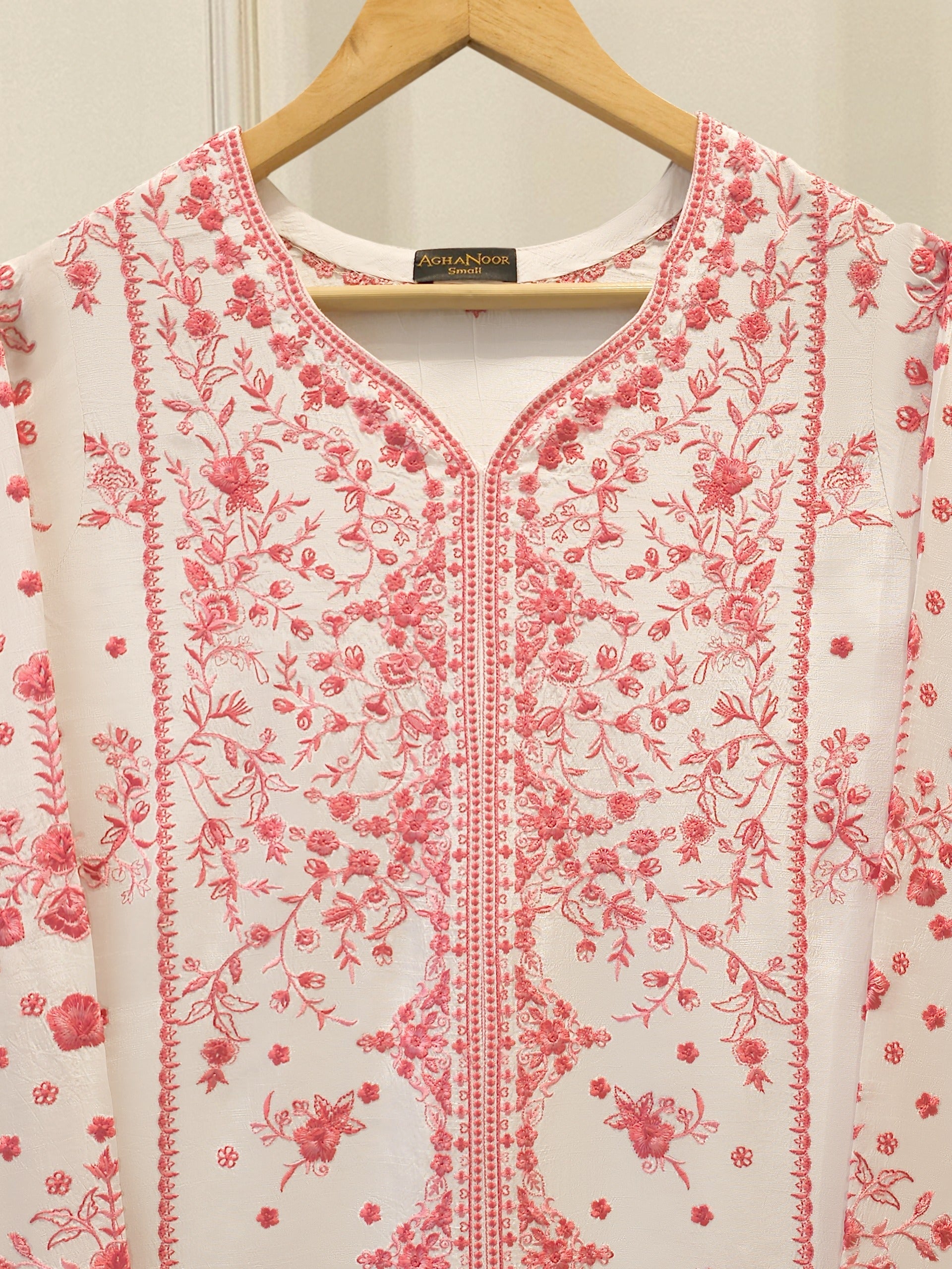 2 Piece- Korean Silk Embroidered Suit S112090