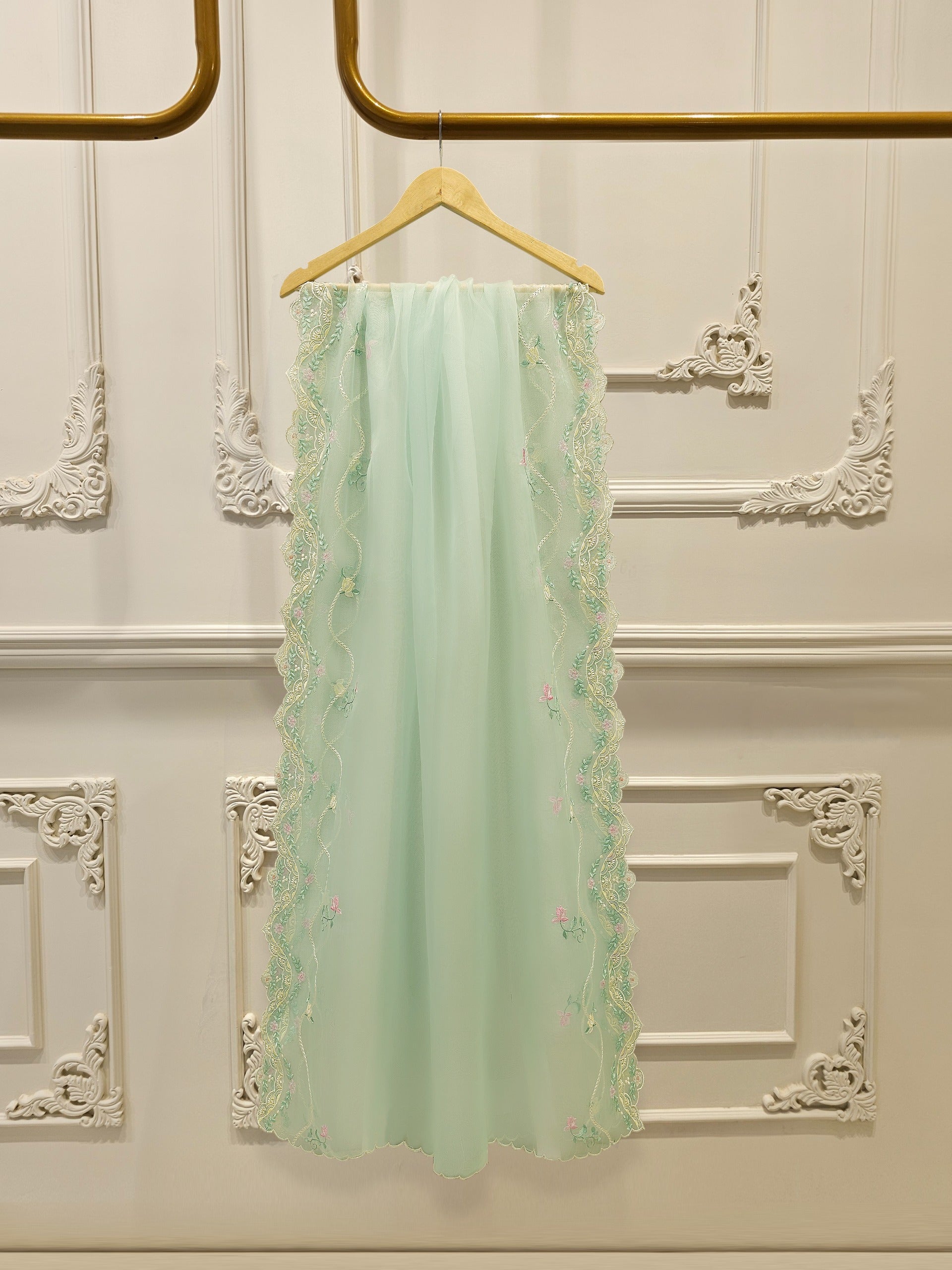 3 Piece- Pure Khaddi Silk Embroidered Suit S112281
