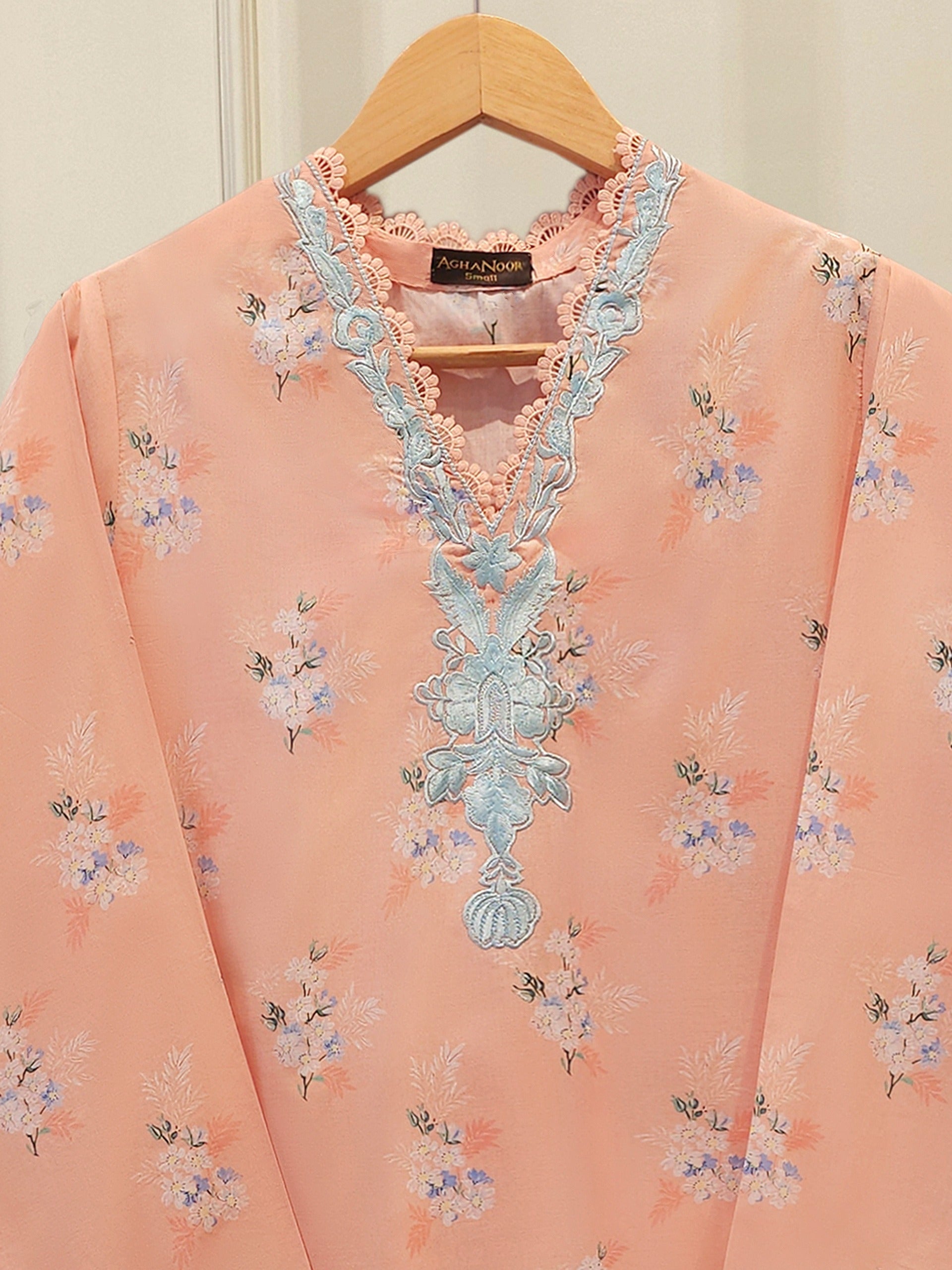 Digital Printed Embroidered Lawn Shirt S112362