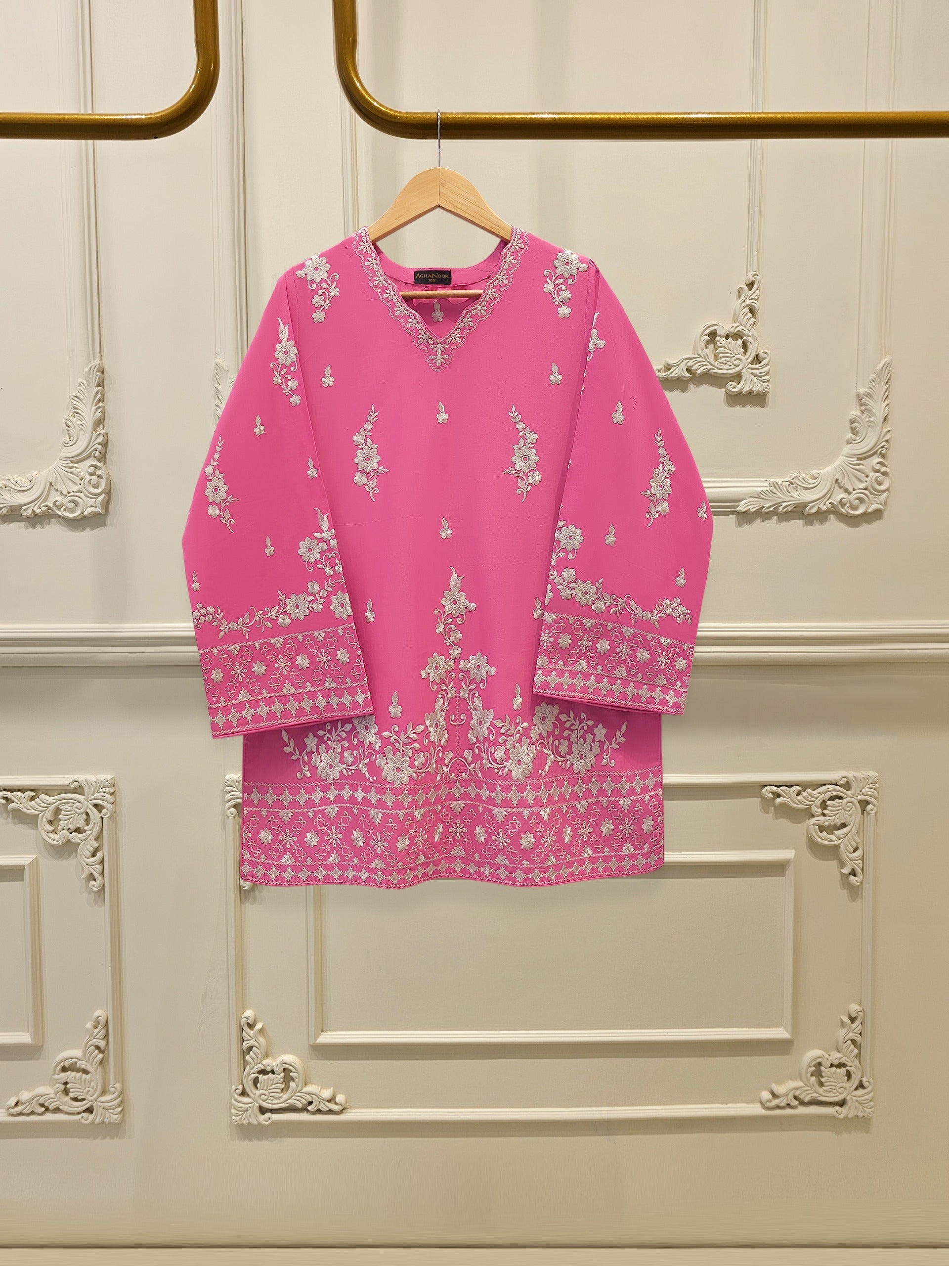 2 Piece - Embroidered Cambric Suit S112370