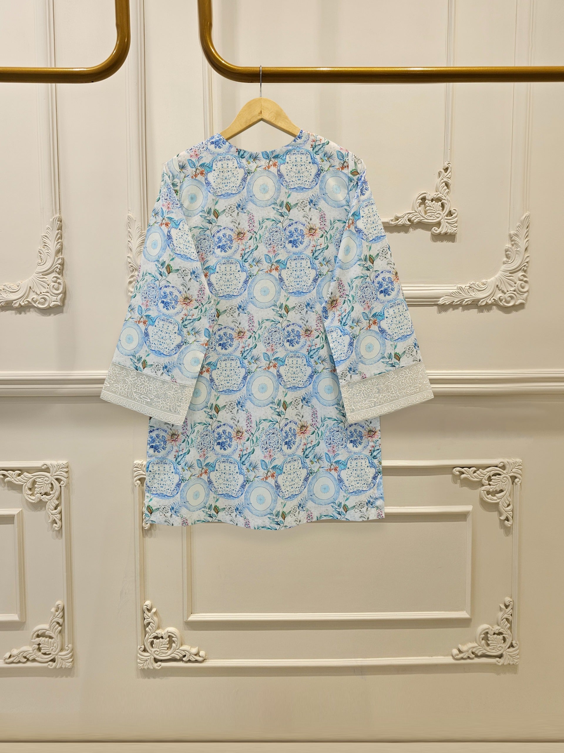 2 Piece - Digital Printed Embroidered Lawn Suit S112342