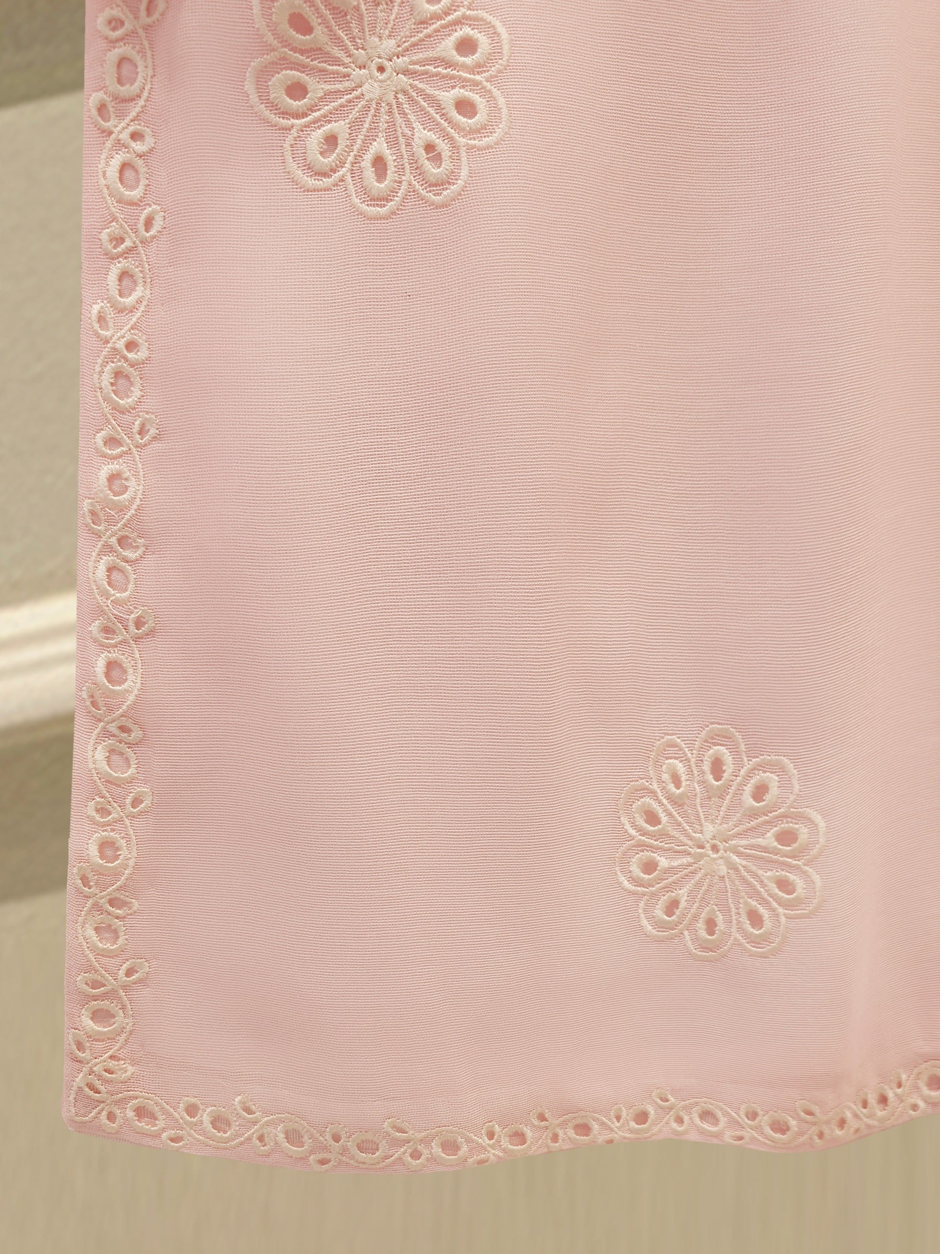 3 Piece - Pure Embroidered Cotton Net Suit S112426