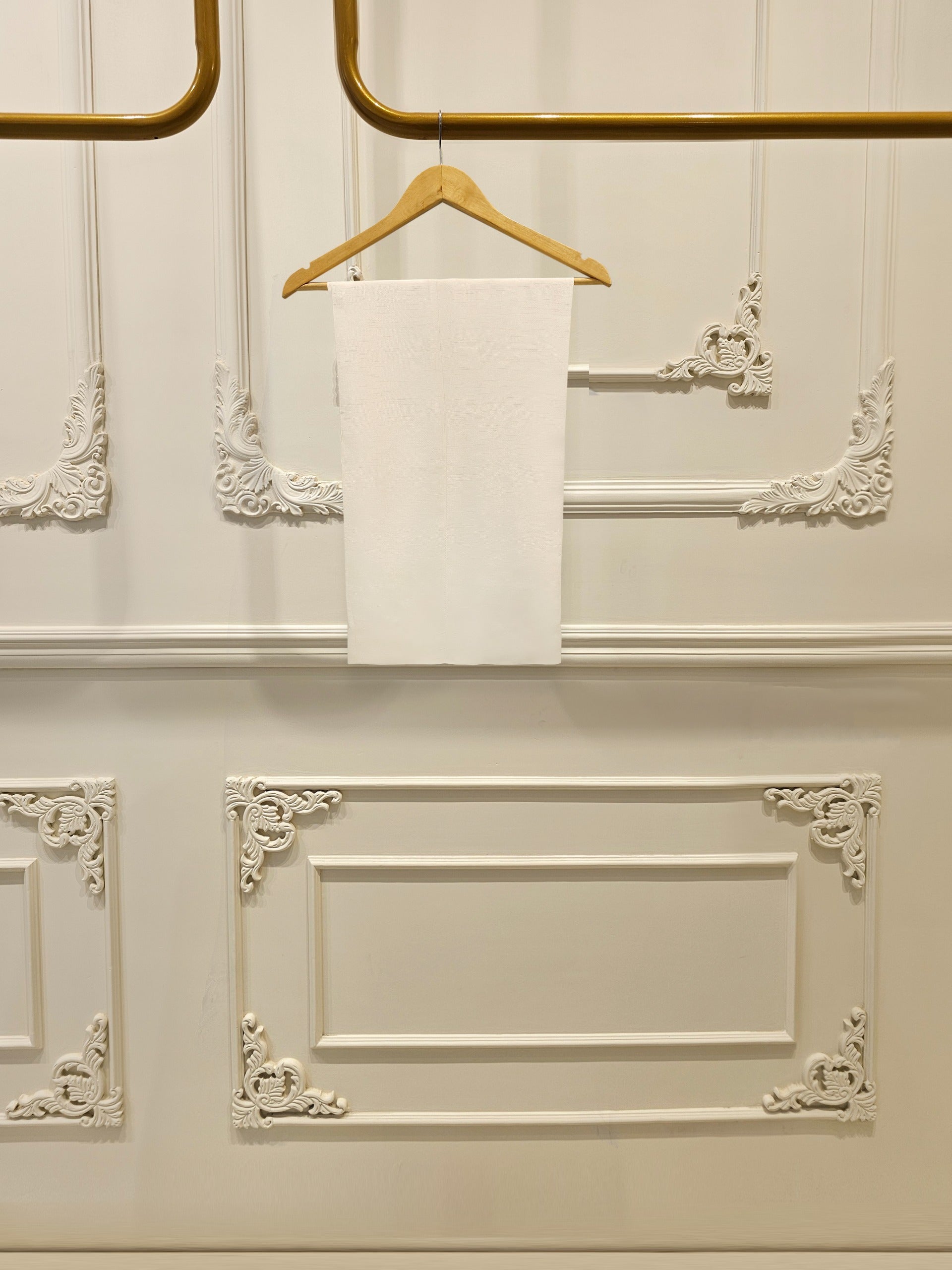 3 Piece - Pure Embroidered Cotton Net Suit S112510