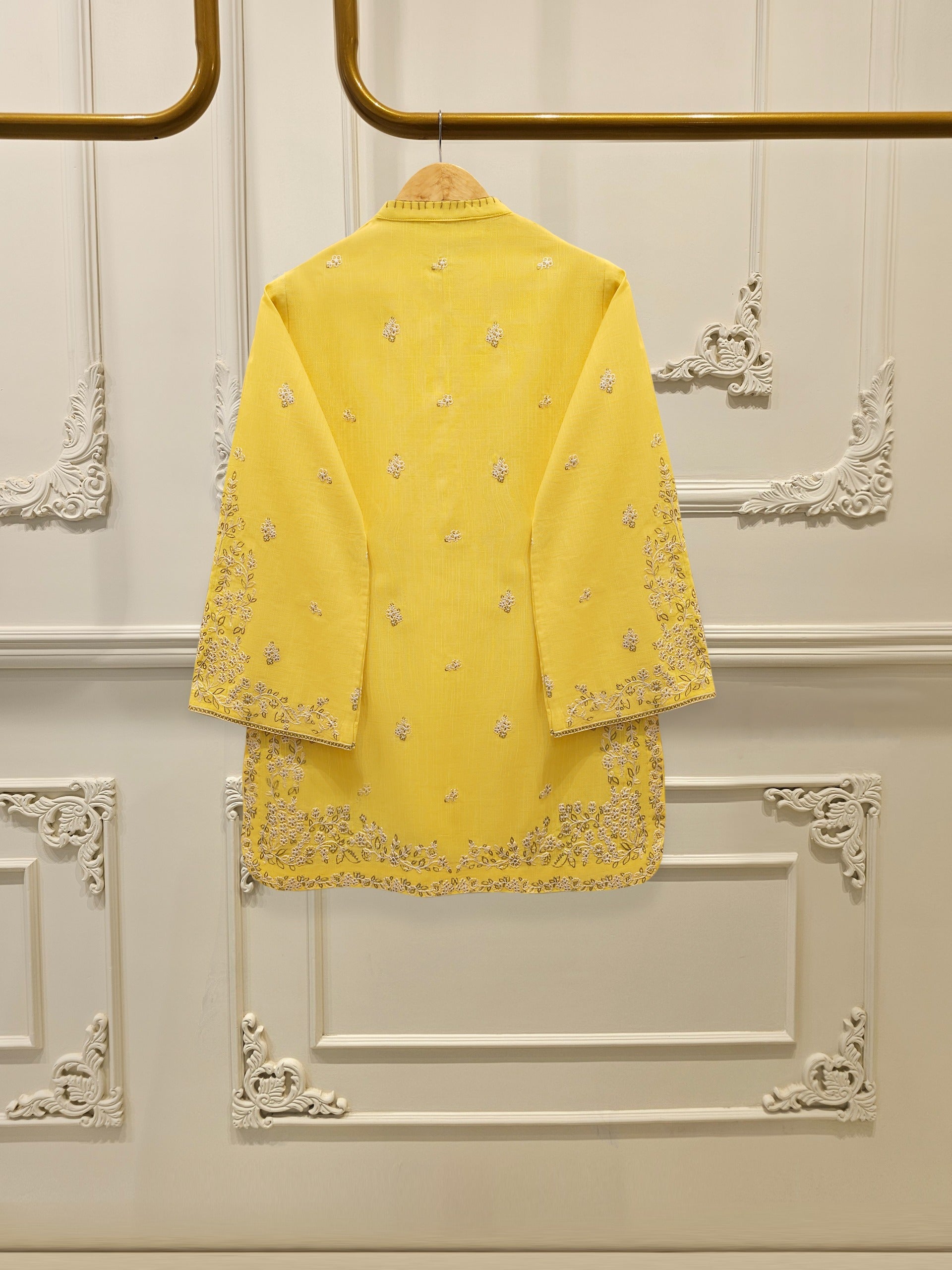 2 Piece - Embroidered Khaddar Suit S112512