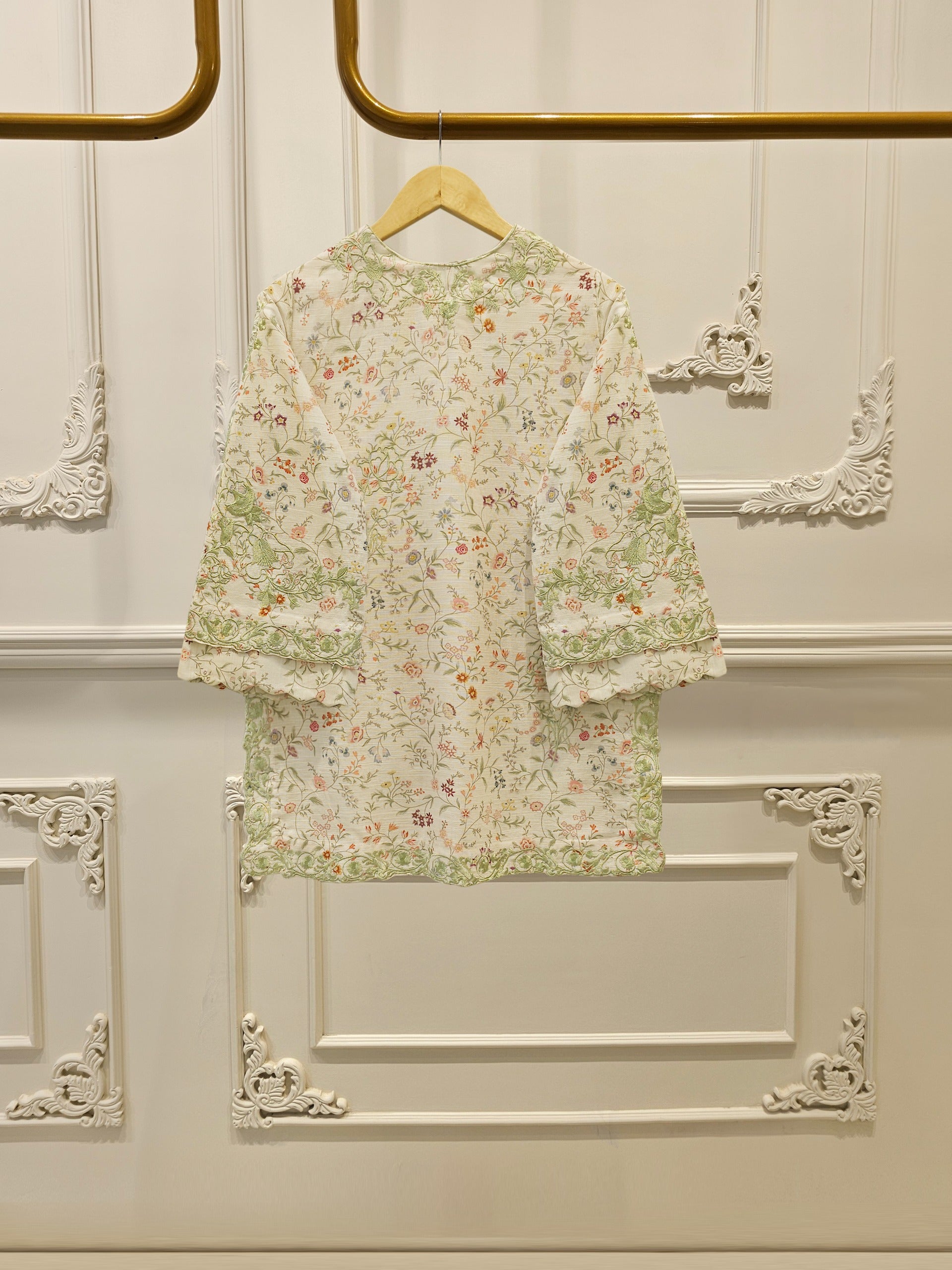 2 Piece - Digital Printed Embroidered Khaddar Suit S112513