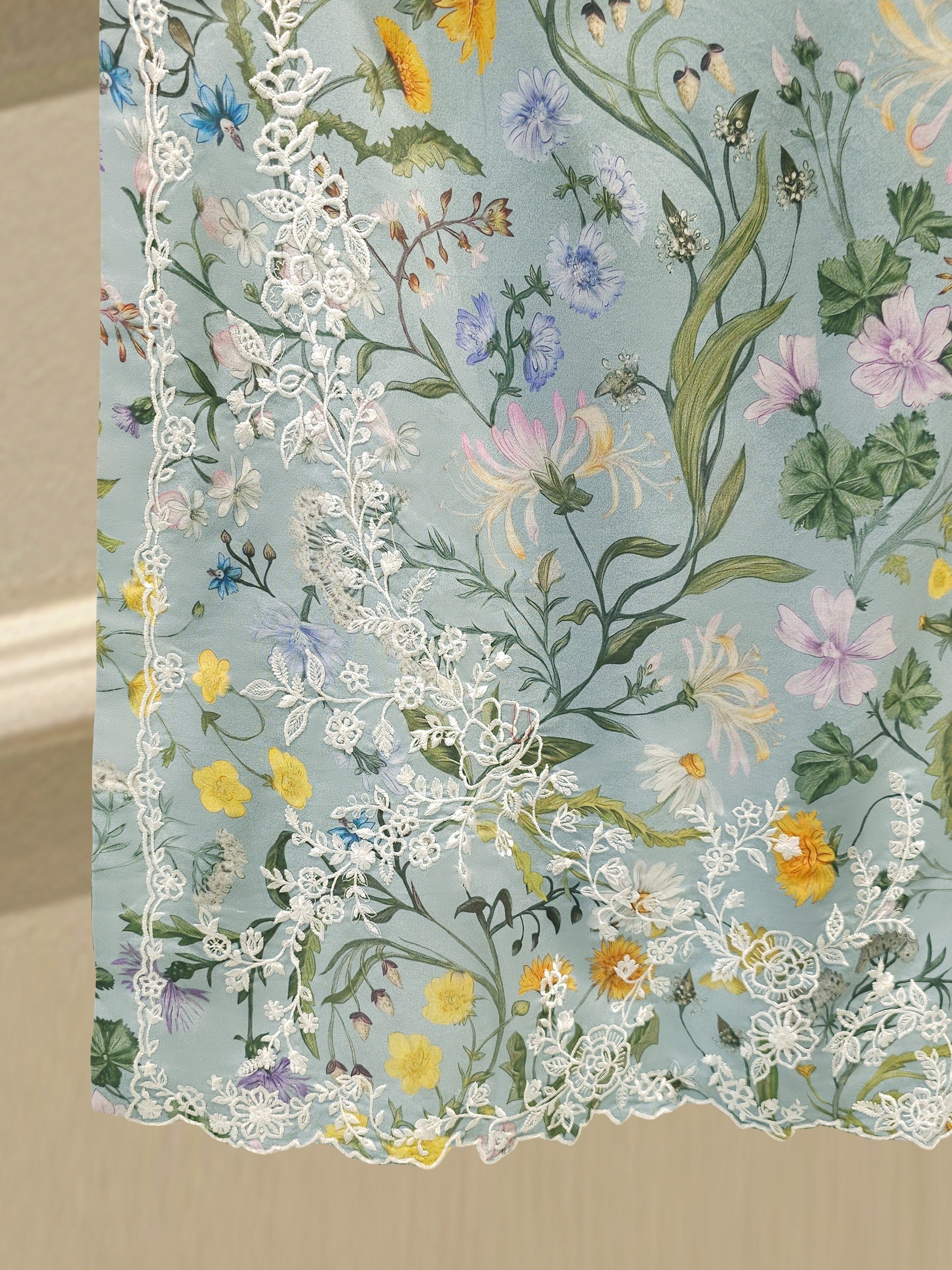 2 Piece - Digital Printed Embroidered Cambric Suit S112566