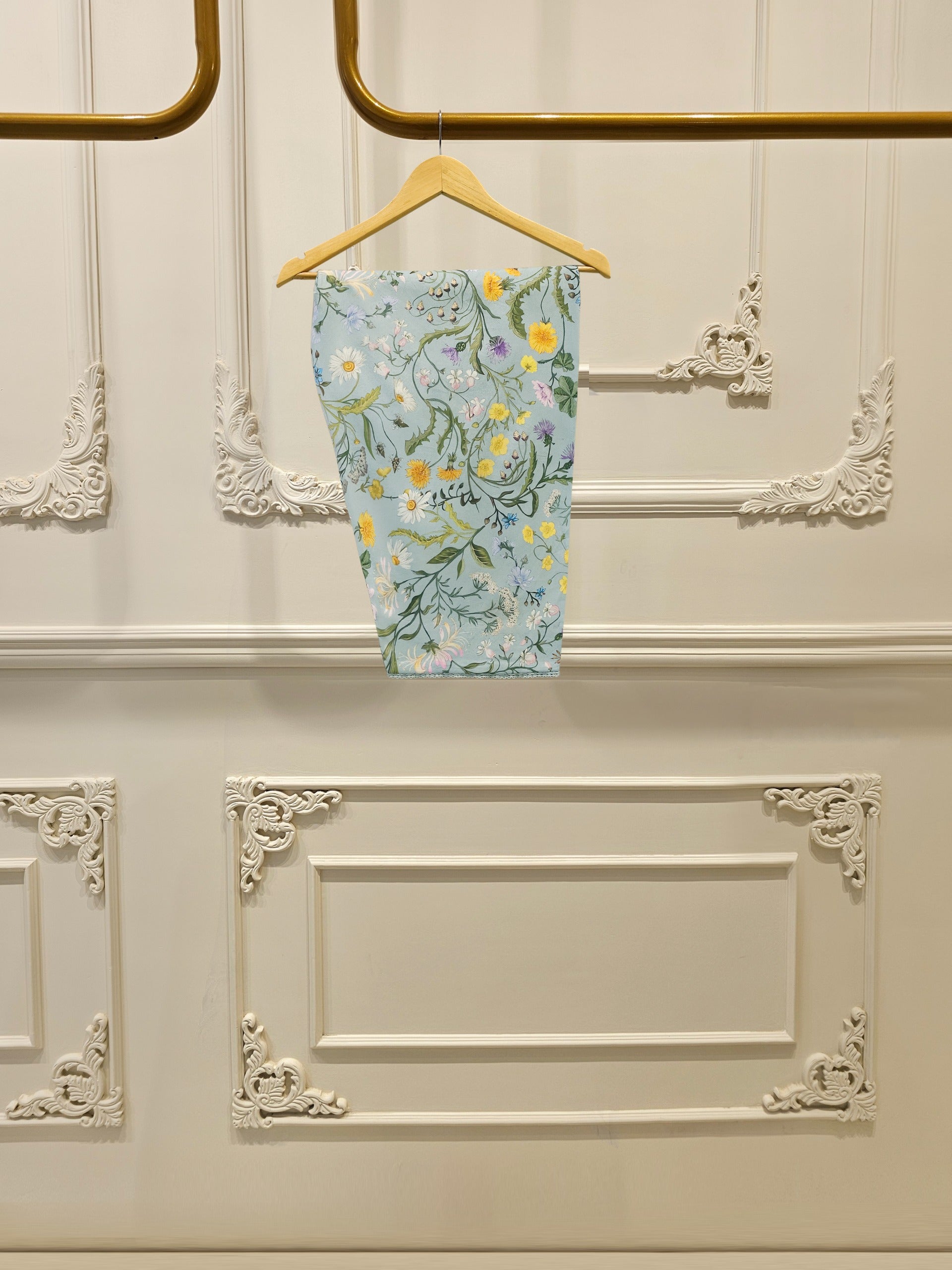 2 Piece - Digital Printed Embroidered Cambric Suit S112566