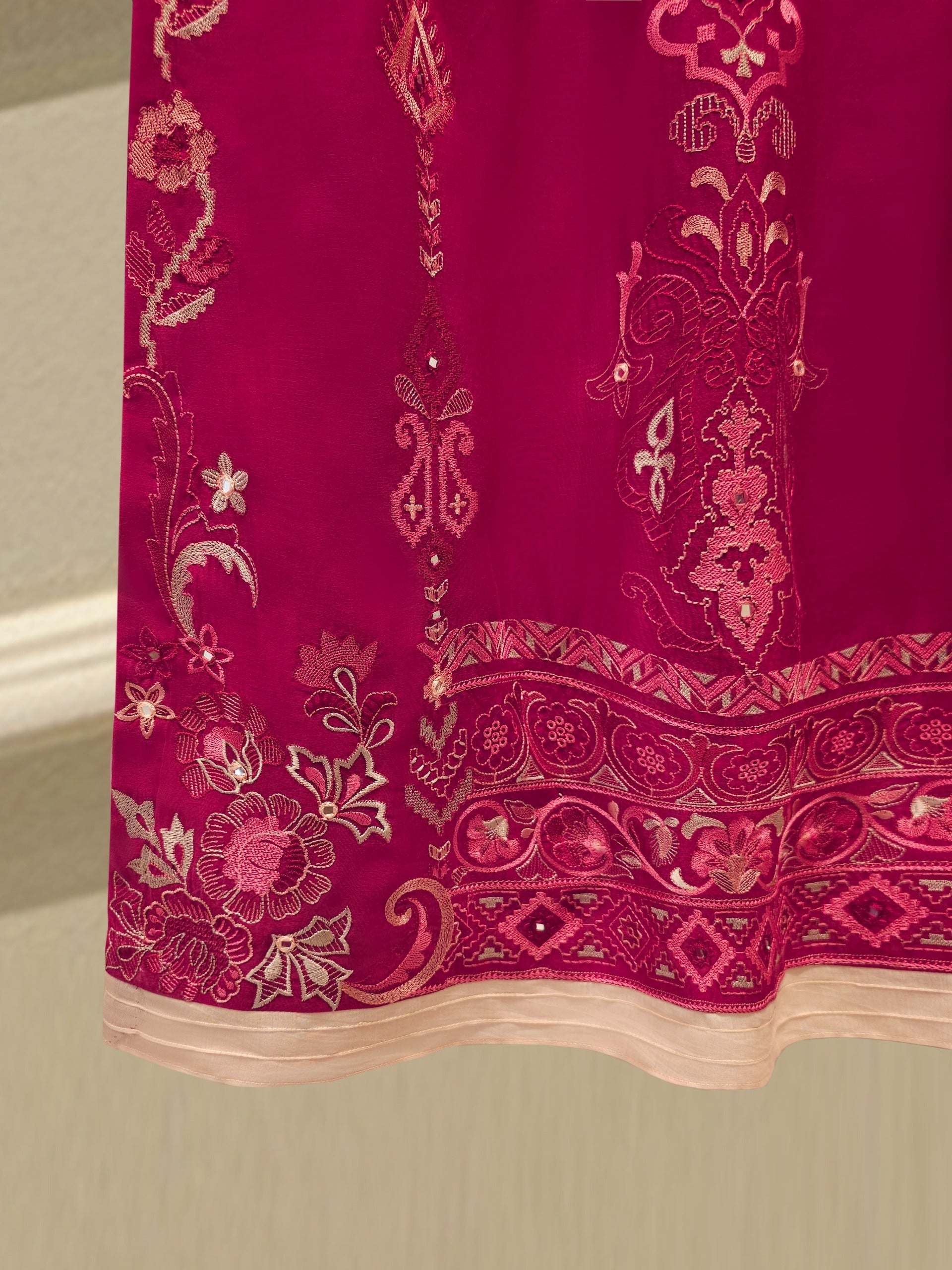 2 Piece - Embroidered Kora Cotton Suit S112683