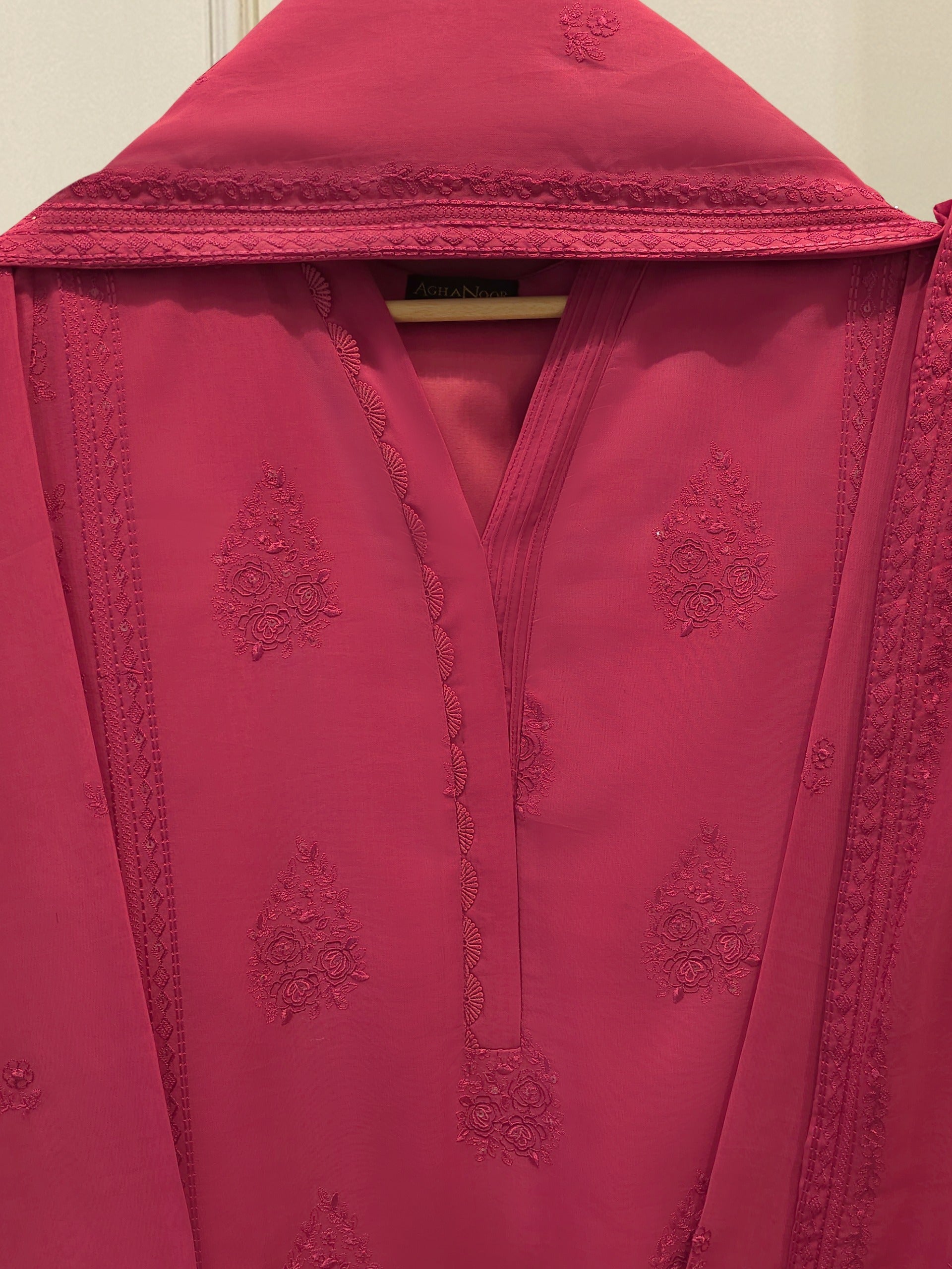 3 Piece - Embroidered Swiss Voile Suit S112834