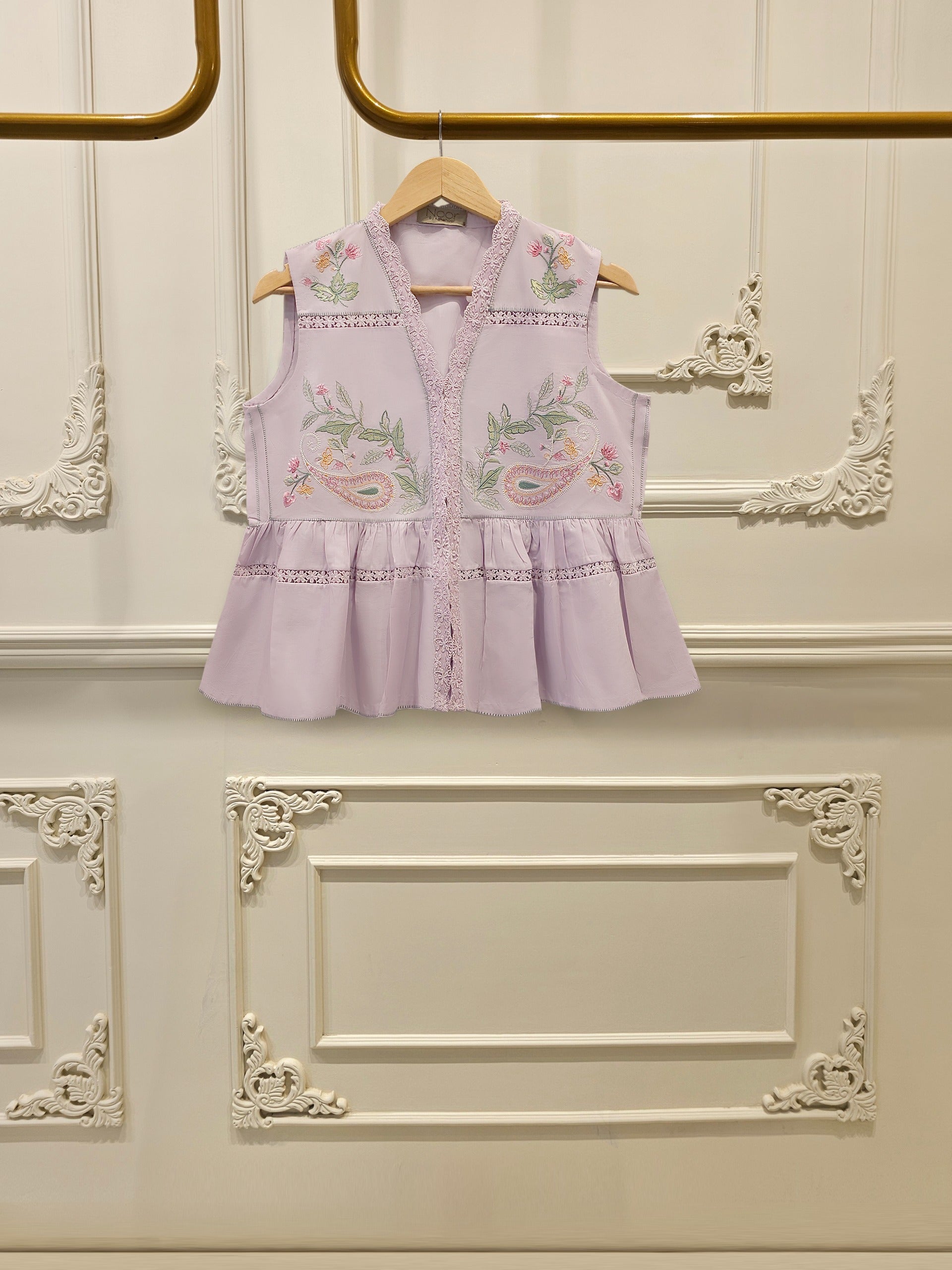 Embroidered Cambric Shirt WS00197