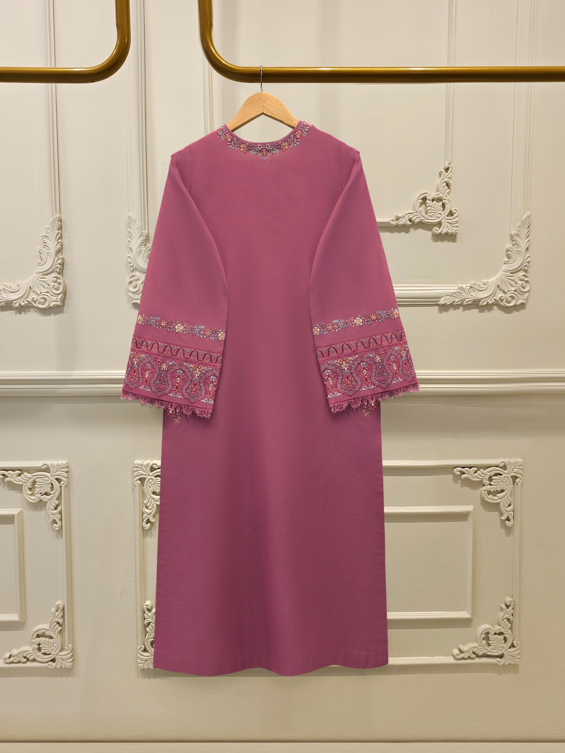 2 Piece - Embroidered Khaddar Suit S112939