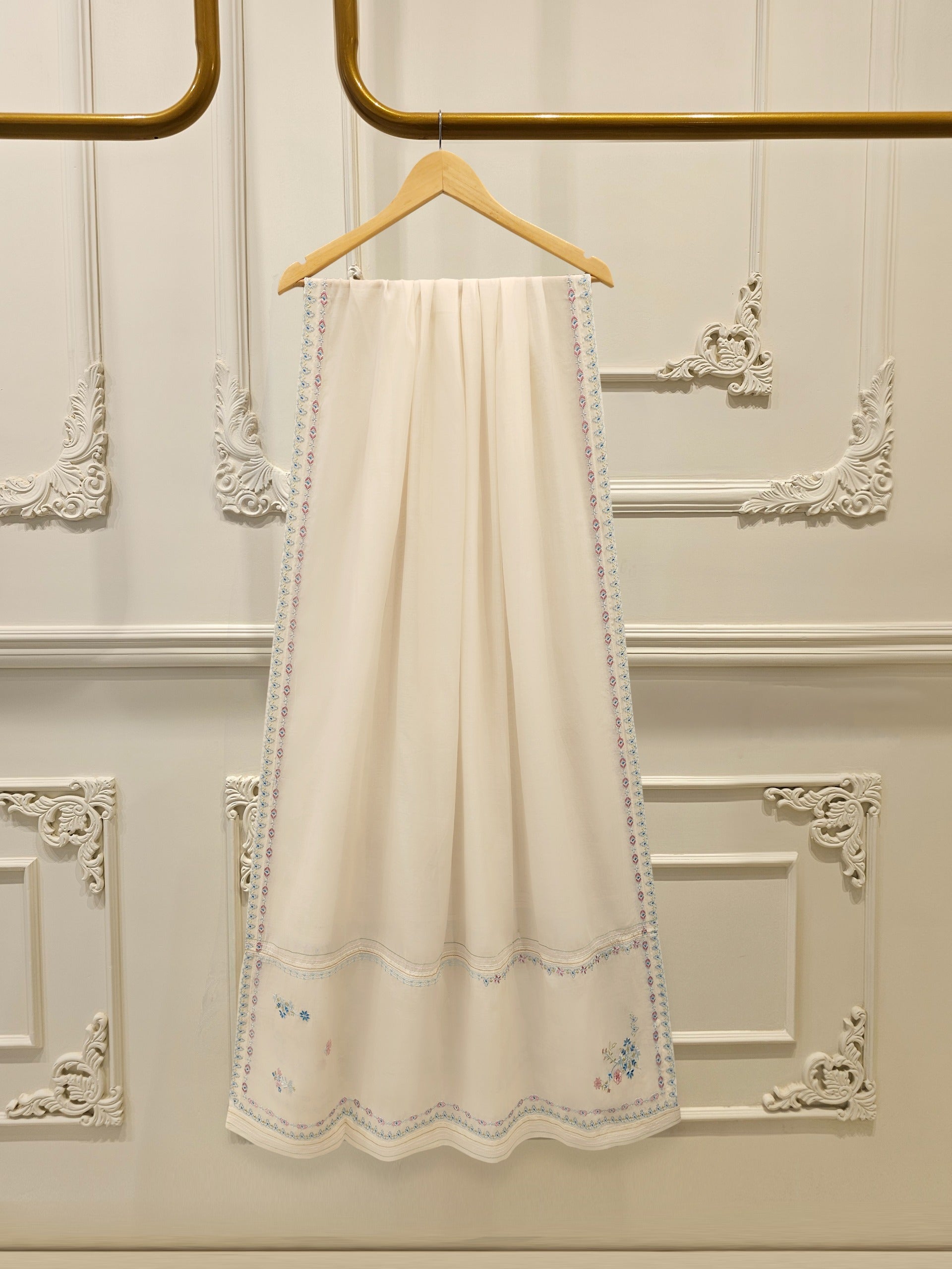 3 Piece - Embroidered Kora Cotton Suit S113019
