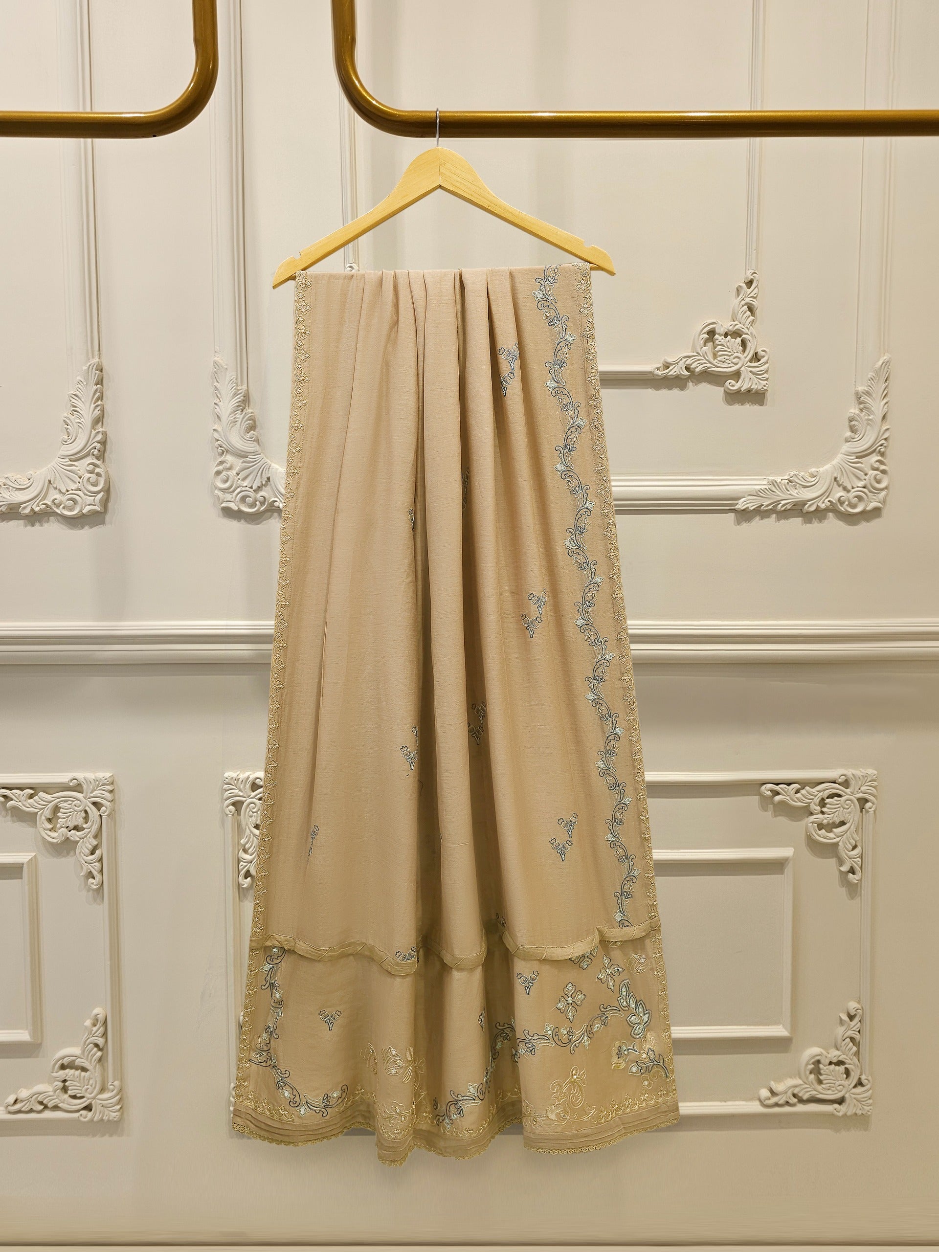 3 Piece - Embroidered Kora Cotton Suit S113233