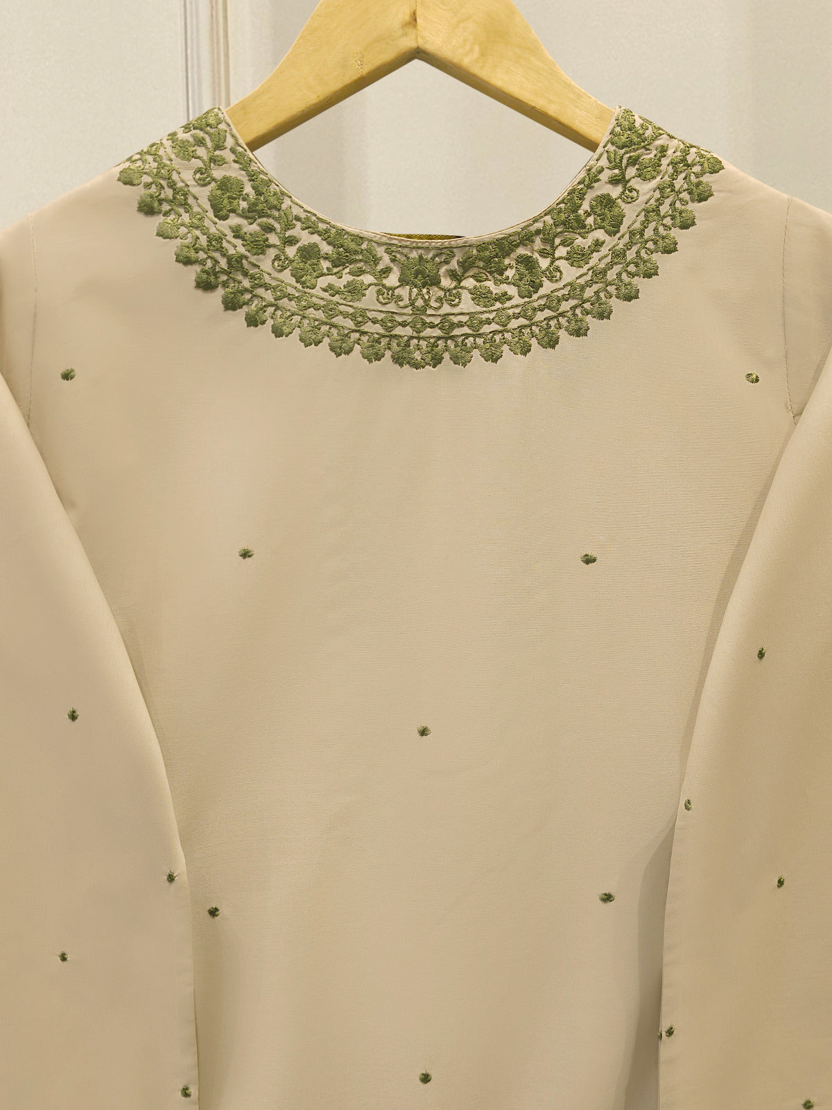 3 Piece - Embroidered Cambric Suit S113392