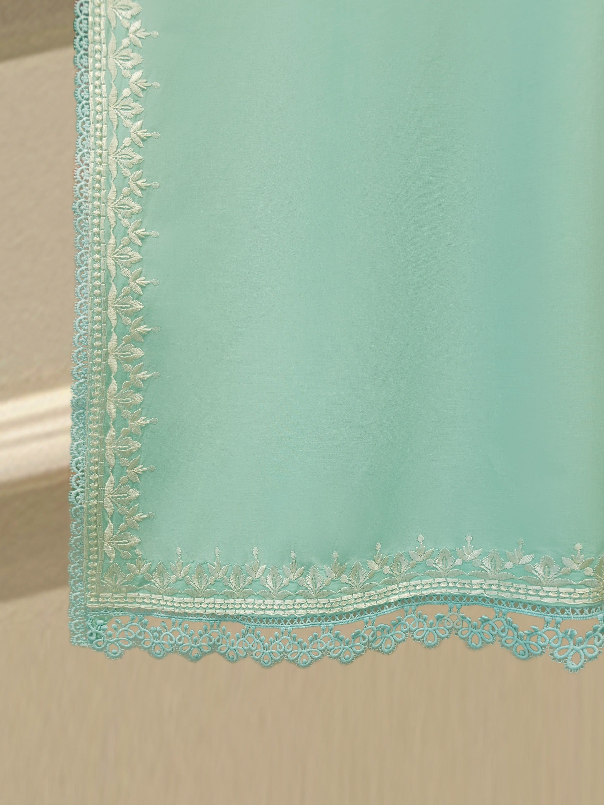 3 Piece - Embroidered Cambric Suit S113601