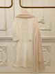 3 Piece - Pure Embroidered Cotton Net Suit S114054