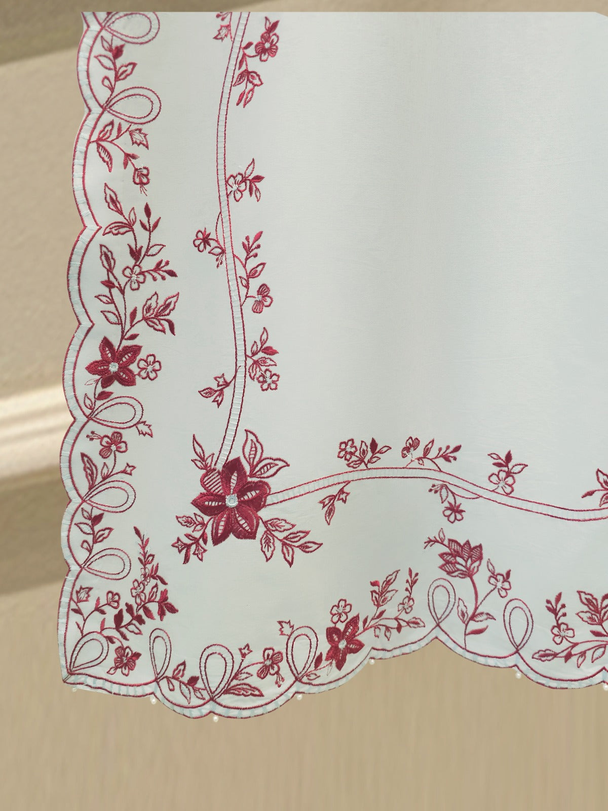 2 Piece - Embroidered Cambric Suit S114191