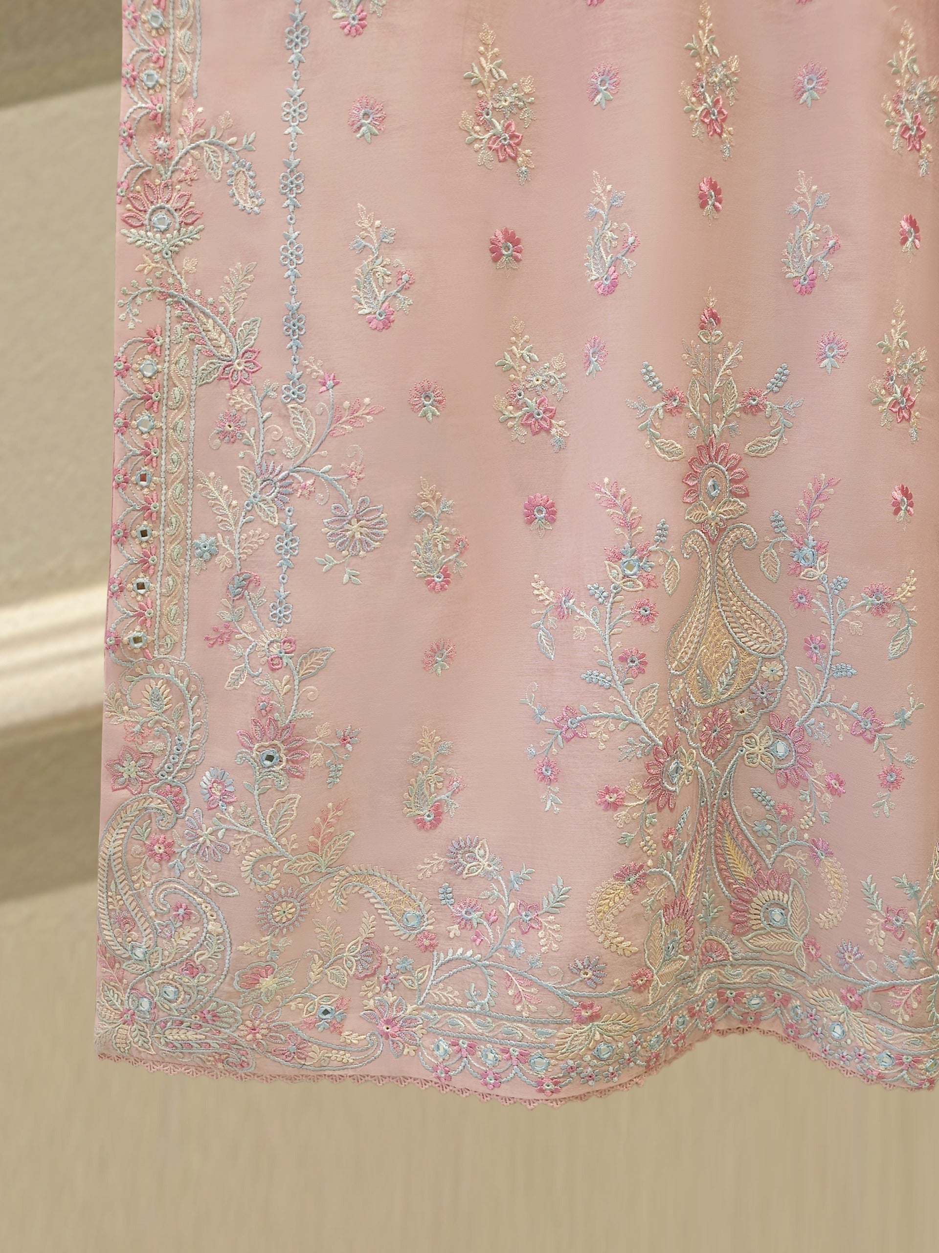 2 Piece - Embroidered Kora Cotton Suit S114217