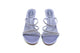 Aysa Silver Crystal Strap Heel