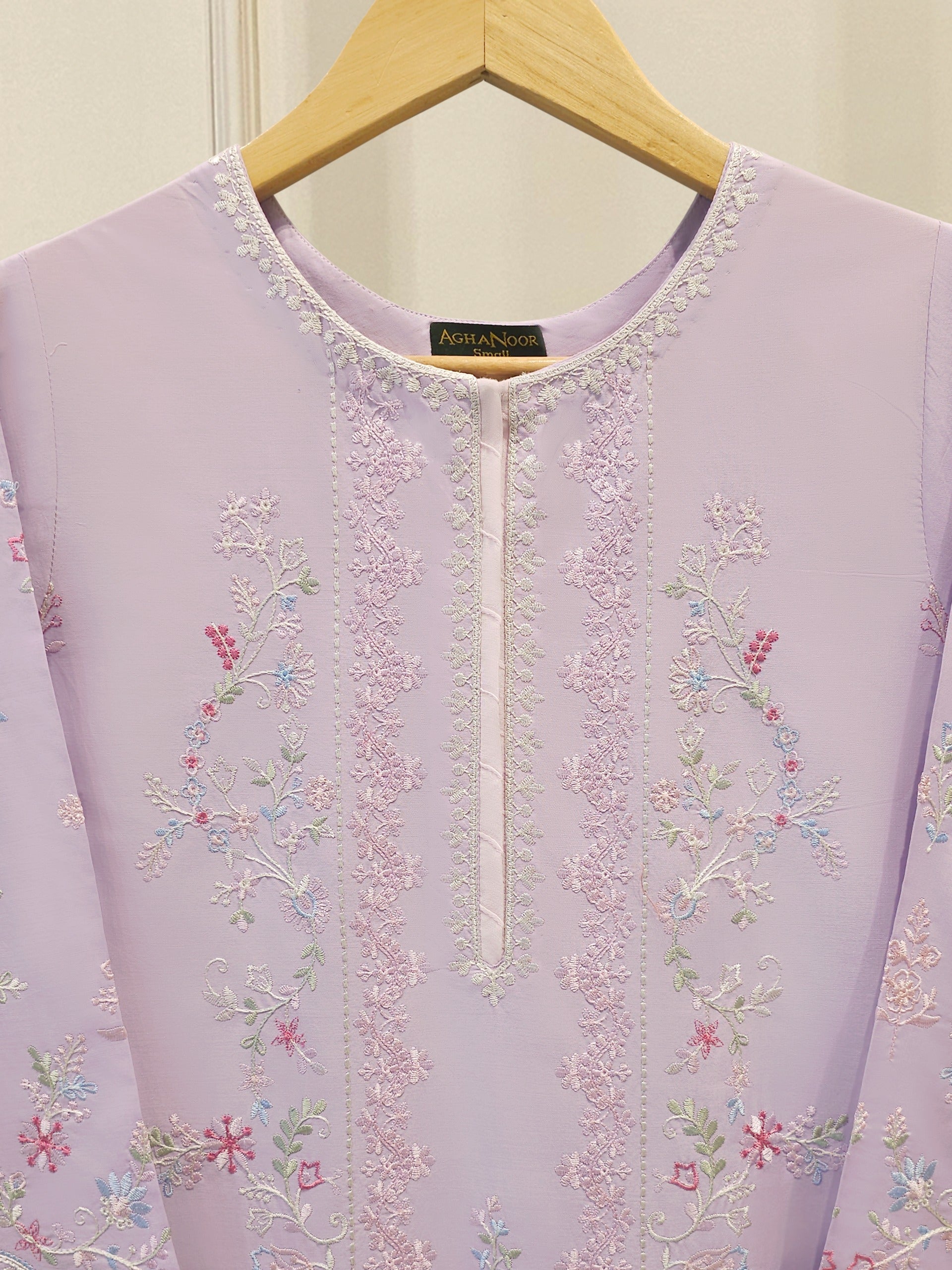 2 Piece - Embroidered Cambric Suit S114316
