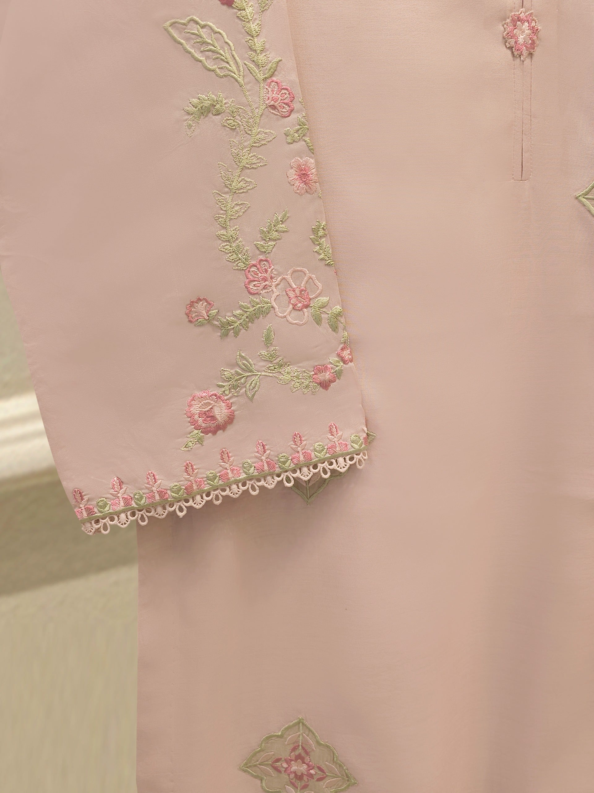 3 Piece - Pure Khaddi Silk Embroidered S114320