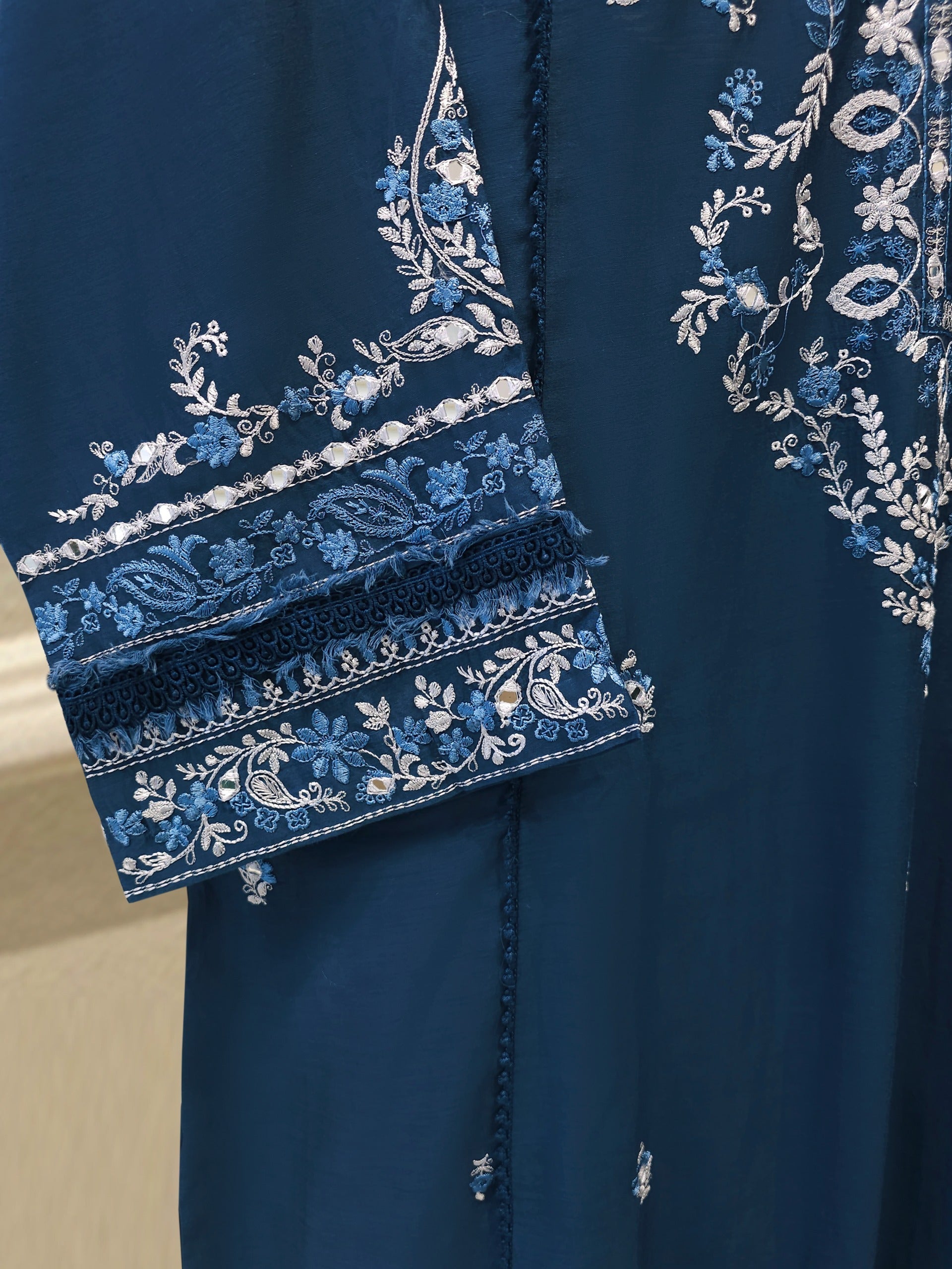 2 Piece - Embroidered Kora Cotton Suit S114336