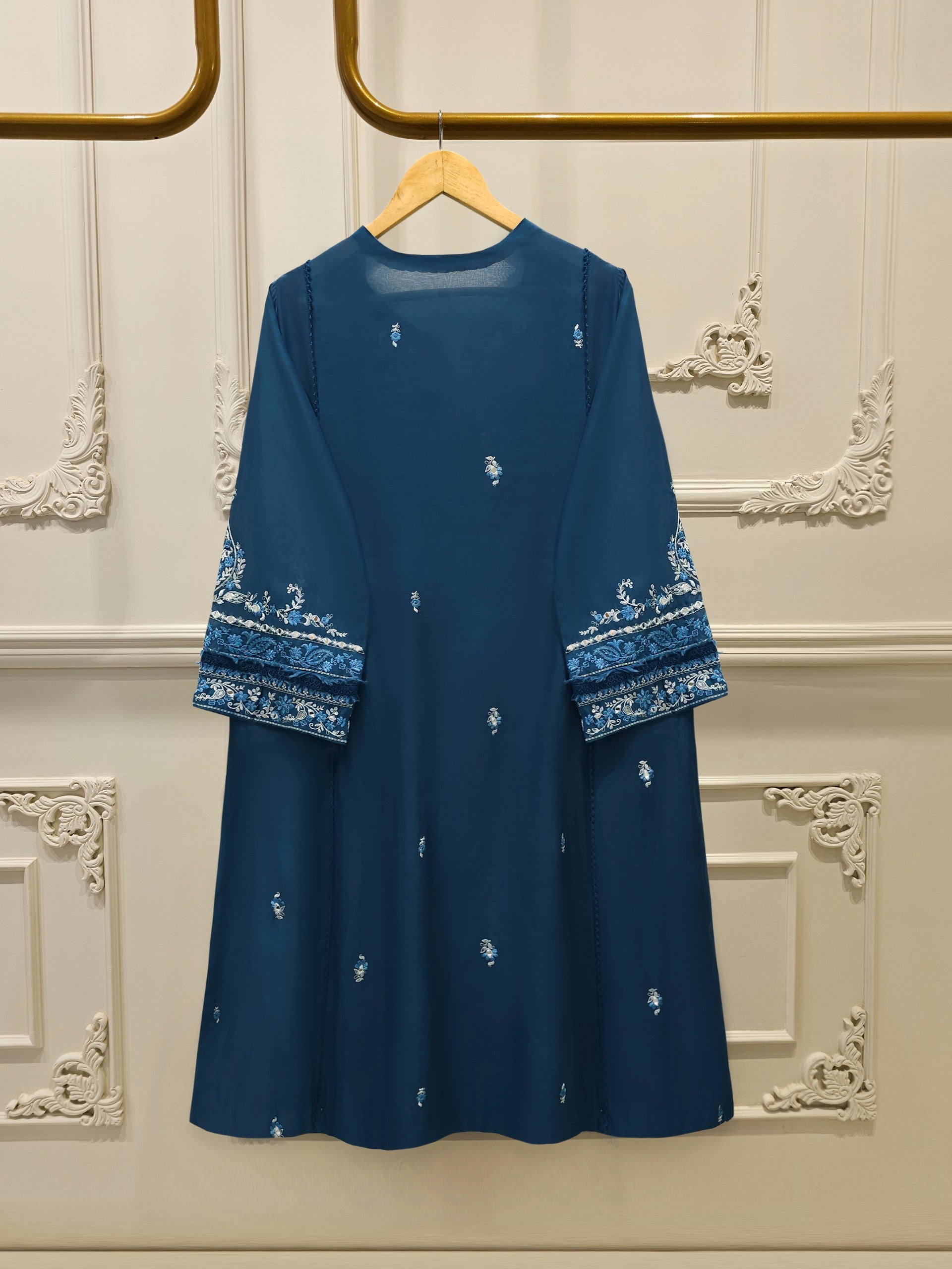 2 Piece - Embroidered Kora Cotton Suit S114336