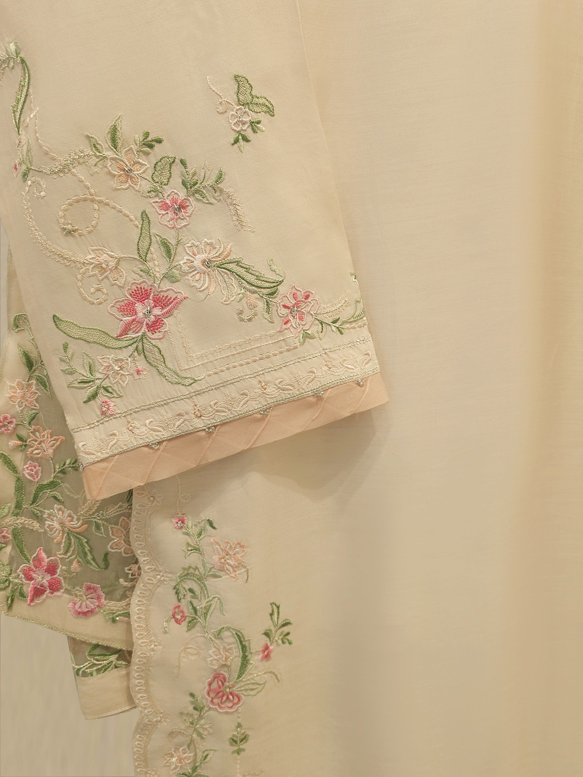 3 Piece - Pure Khaddi Silk Embroidered S114405
