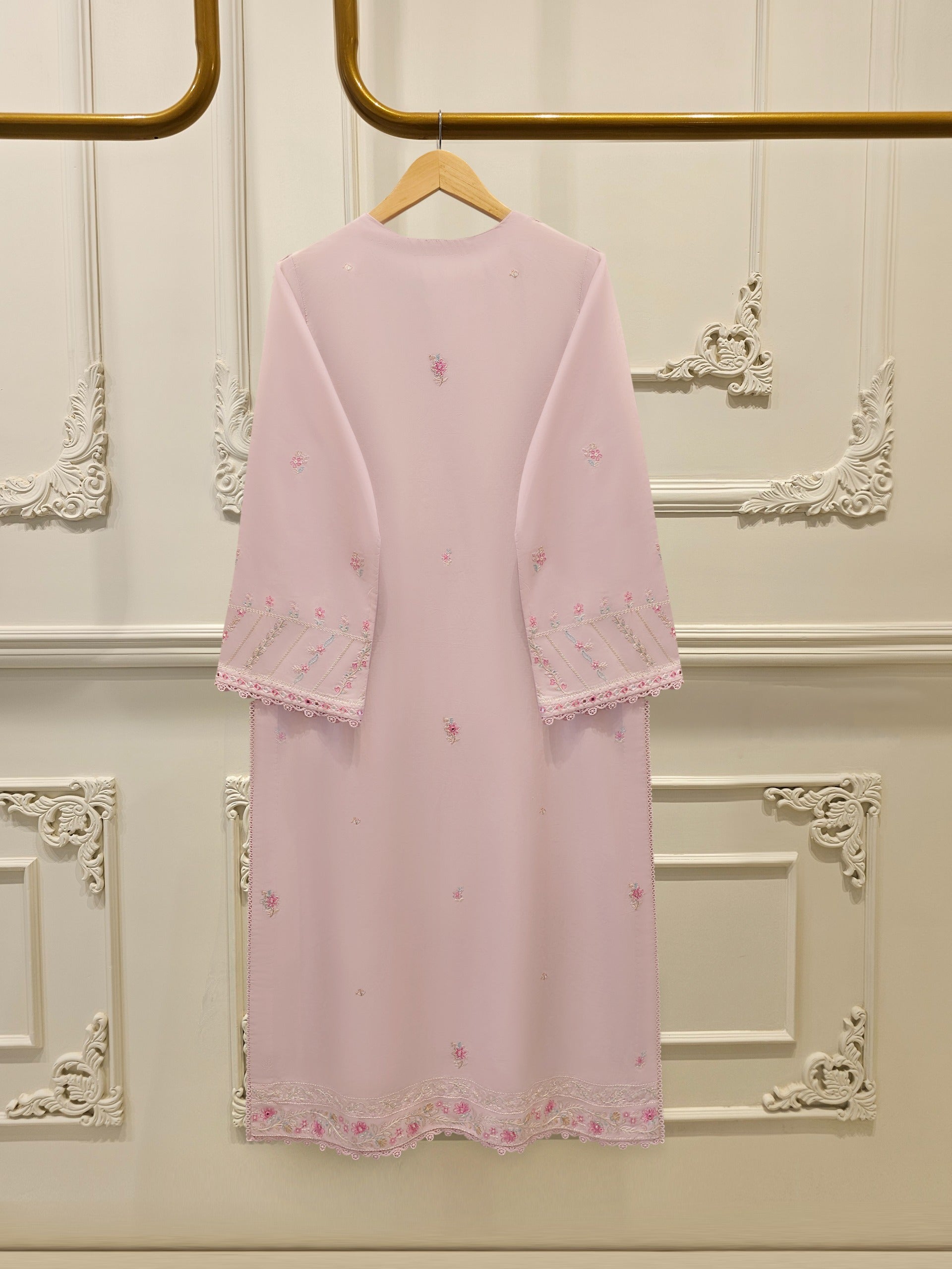 2 Piece - Embroidered Cambric Suit S114441
